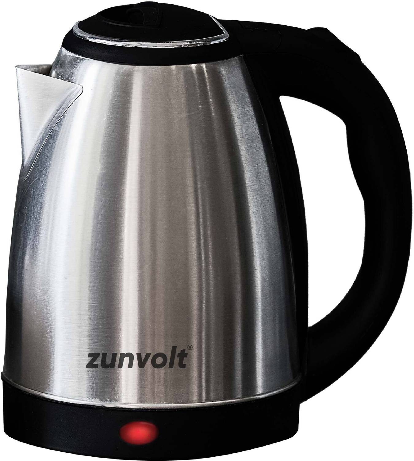 ZunVolt 1.5L Electric Kettle (1.5 L, Silver, Black)