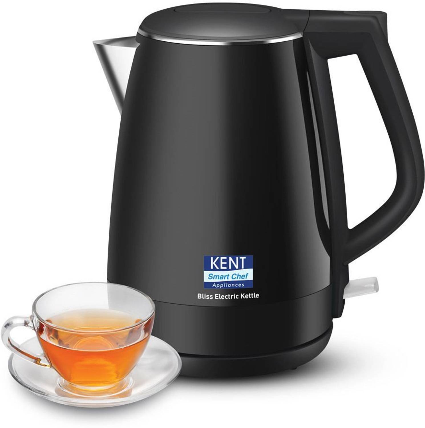 KENT Bliss Electric Kettle|1500W Power & 1.5L Capacity| Cool Touch Exterior Body Electric Kettle Rs. 989 - Flipkart