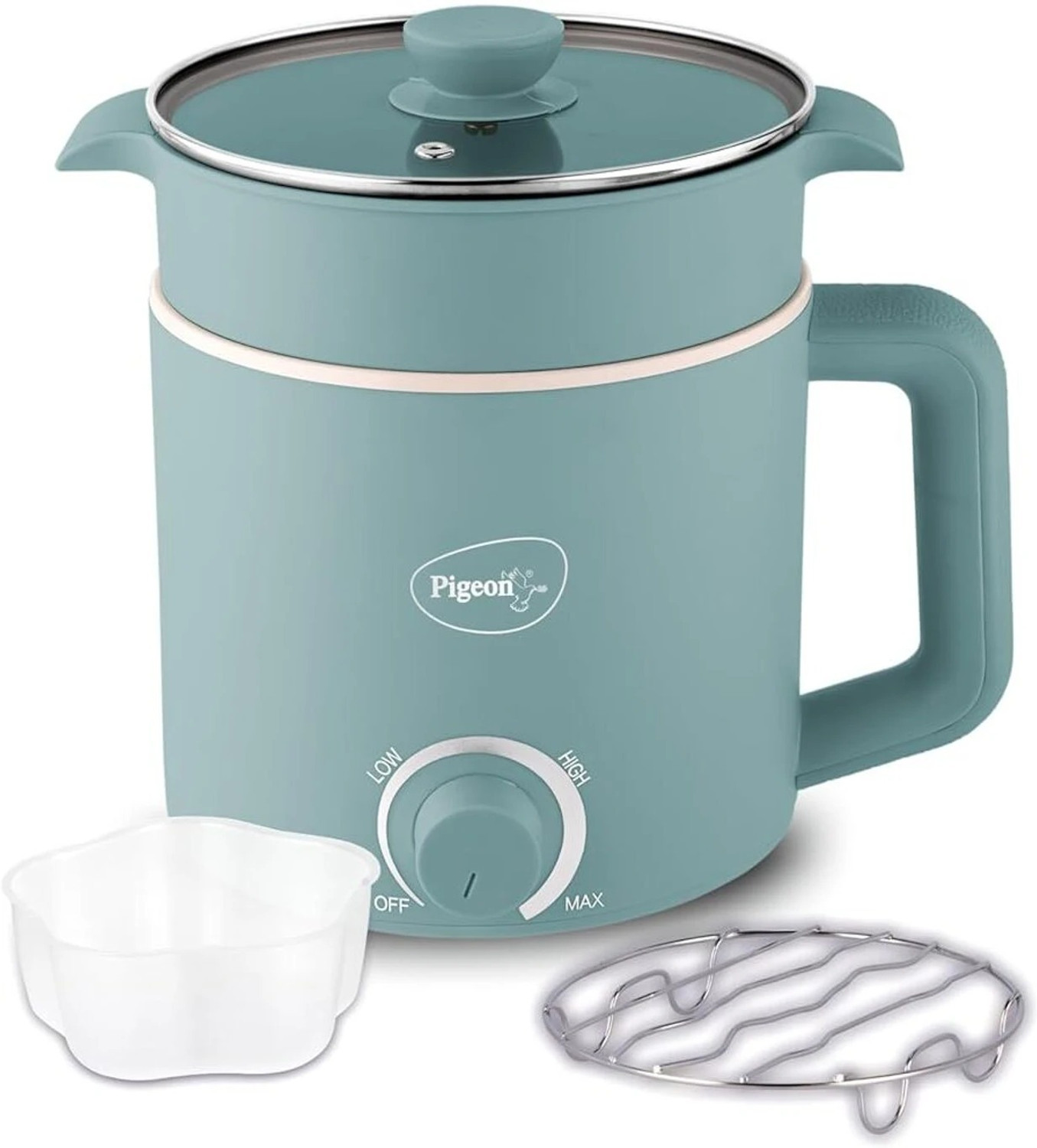 Image of Pigeon Multipurpose Electric Kettle & Multi Cooker (600W) Multi Cooker Electric Kettle