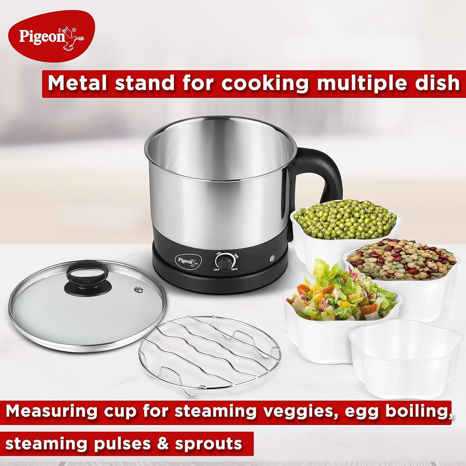 Image of Pigeon Kessel Multi Cooker Electric Kettle