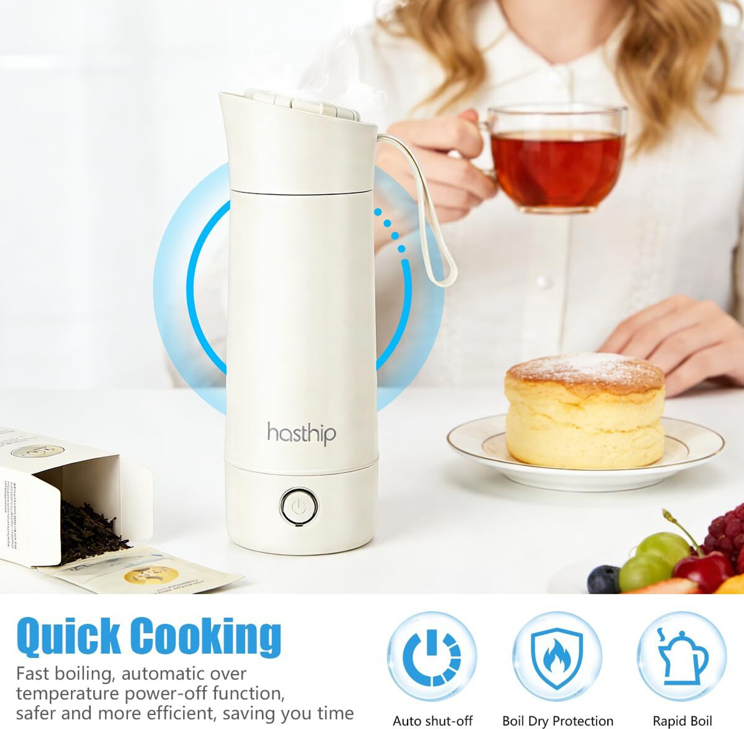 Image of HASTHIP Electric Water Bottle 400ml Beverage Maker (0.4 L, N /A)
