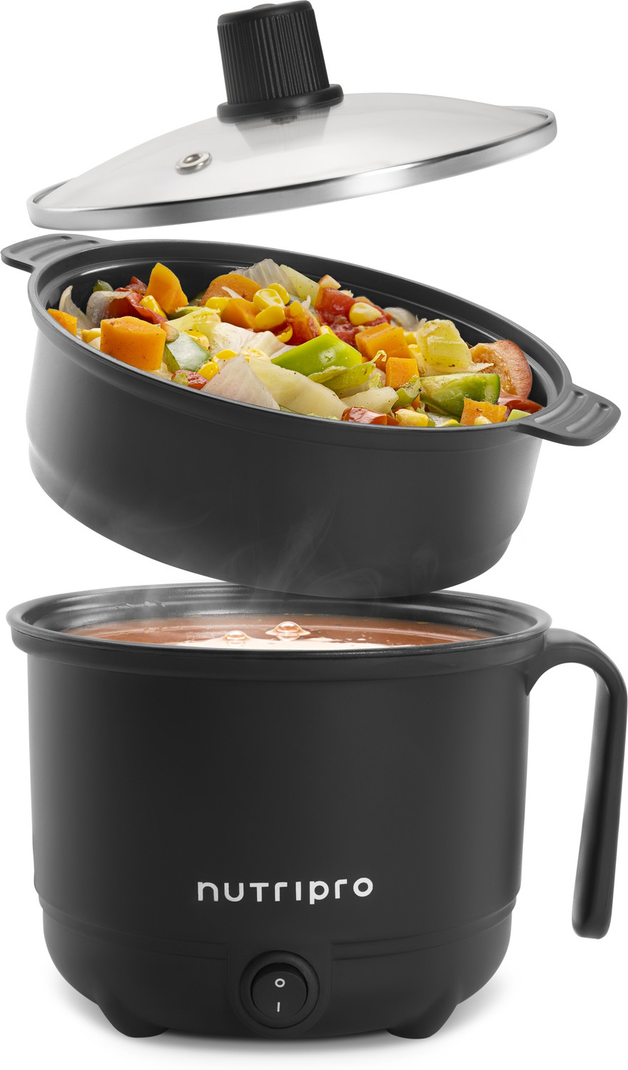 Image of NutriPro Multipurpose Nonstick Kettle Multi Cooker Electric Kettle
