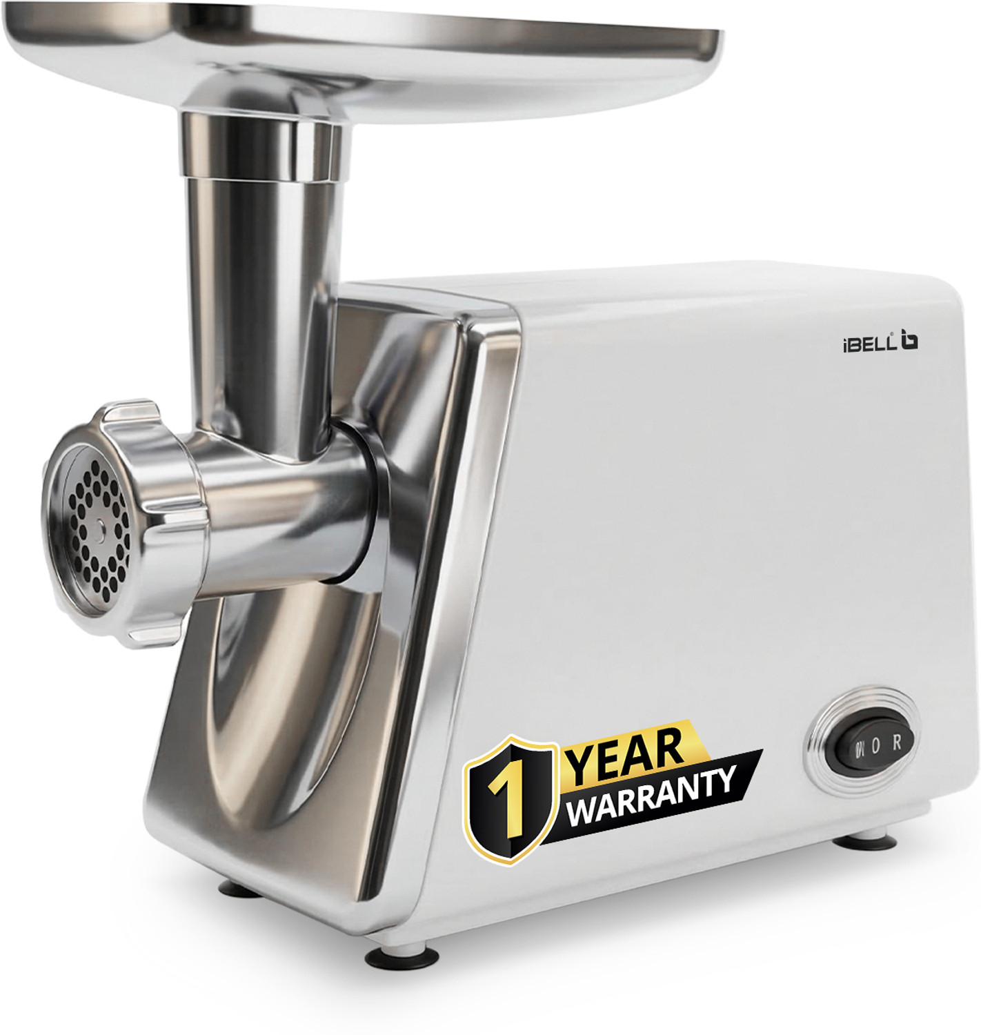 Image of iBELL MINCEPRO750 800W Steel Meat Grinder, Heavy Duty Mincer with Attachments Electric Meat Grinder