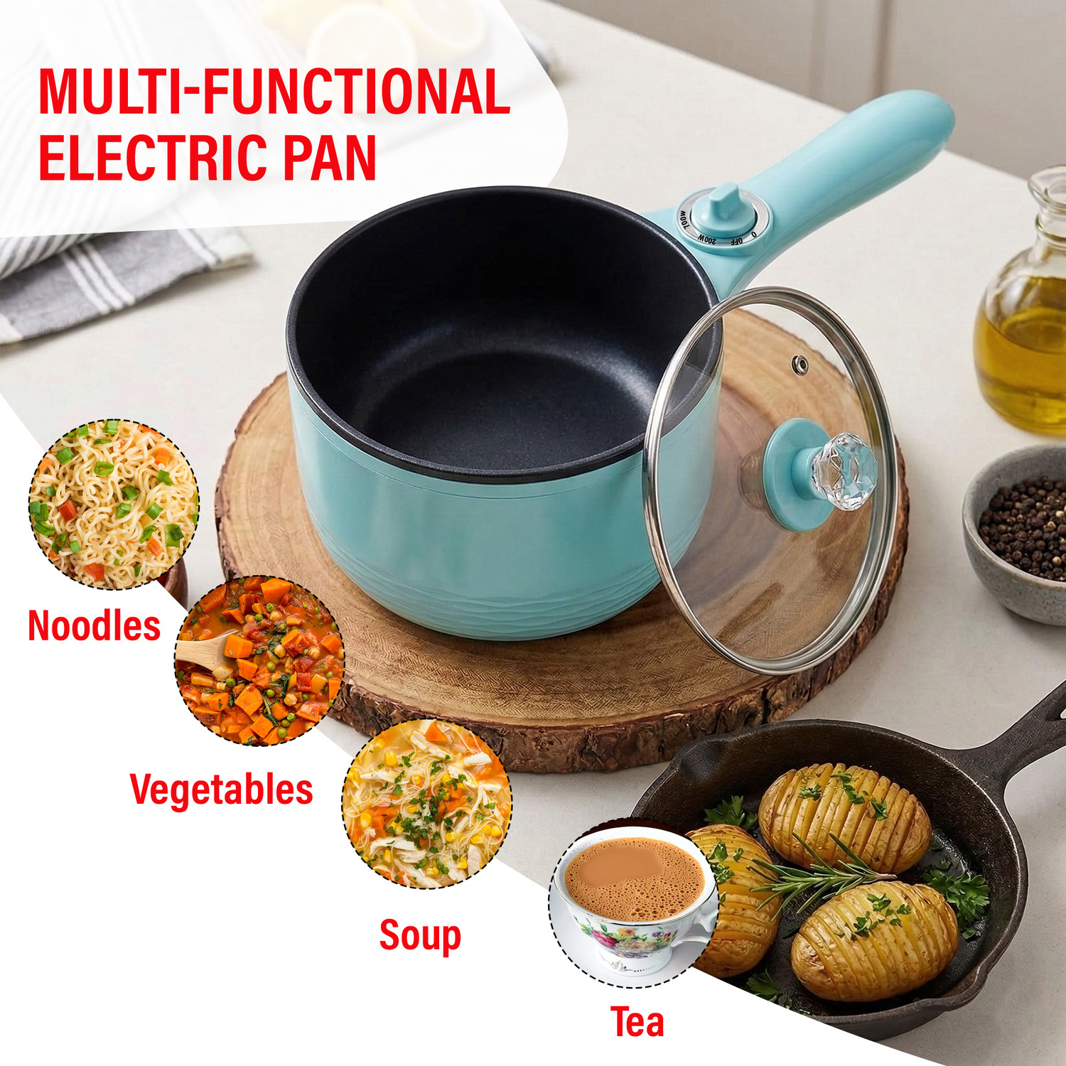 Image of HILTON HEP1101 Round Electric Pan