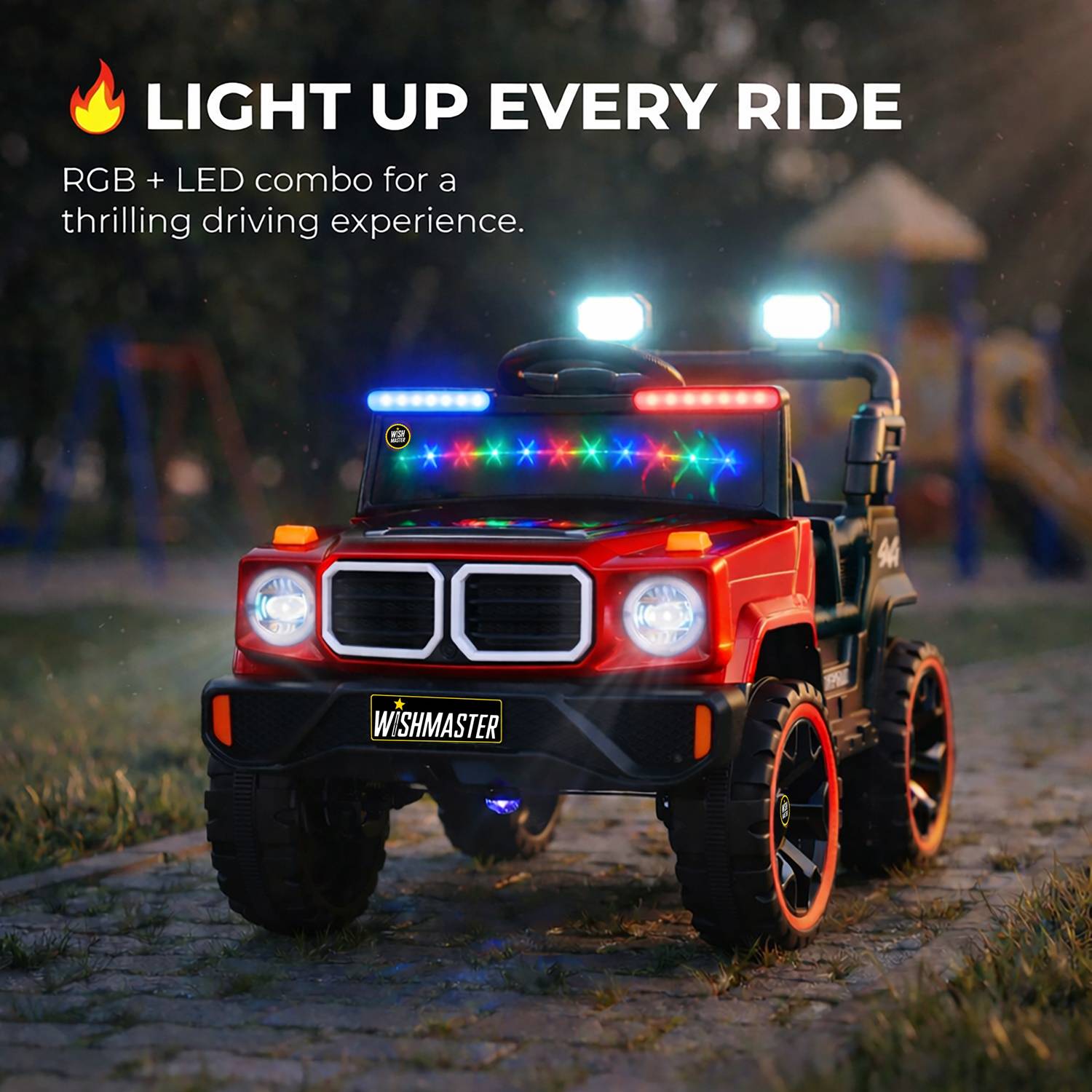Wishmaster 4x4 Kids Electric Ride-On Car - Image 3