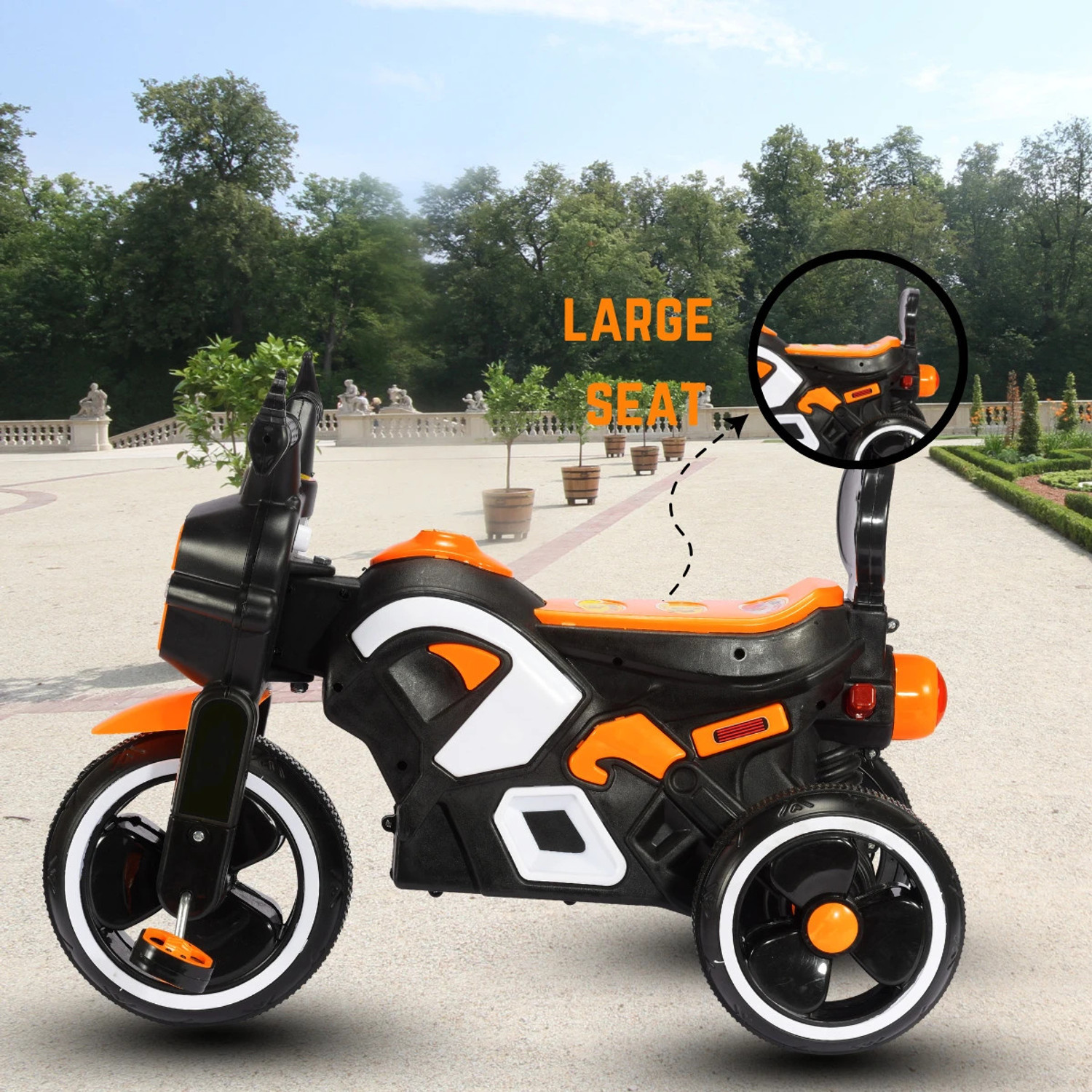 Image of Little Olive RideOn Ranger Bike Pedal Tricycles for Kids 1-3 Years Rideons & Wagons Non Battery Operated Ride On