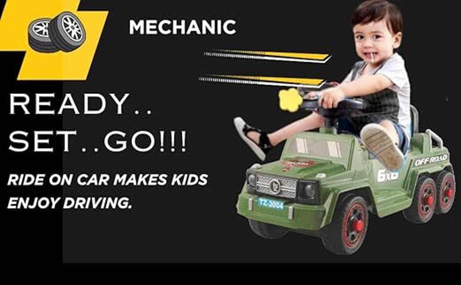 JoyRide 6 X 6 OFFROAD Sports Car | Rider for Kids | Boys & Girls