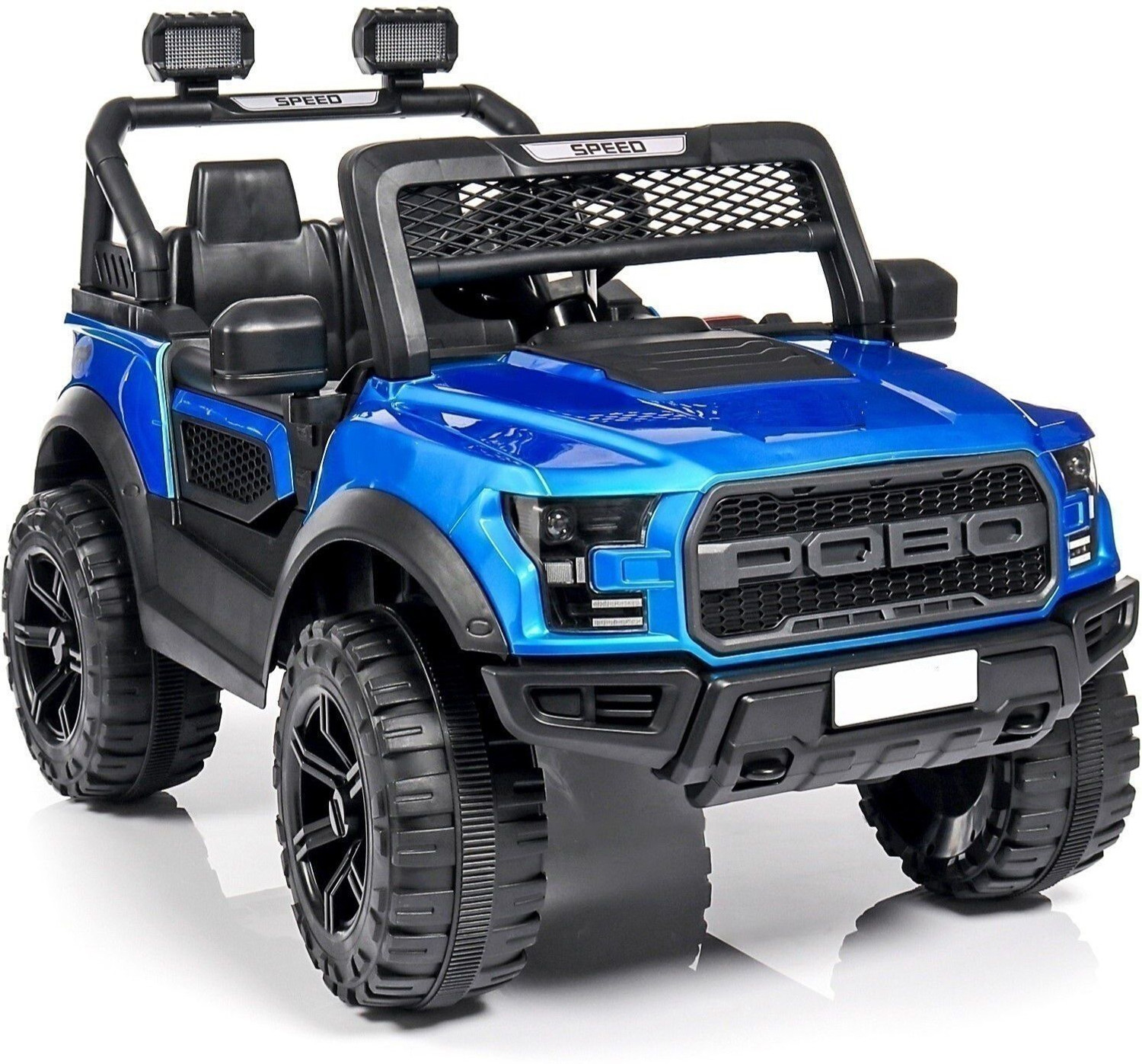 Image of Ebabykart Ford 12V Electric Ride On Car For Kids With Remote Control, Music Light 1-6 Yrs Car Battery Operated Ride On (Blue)