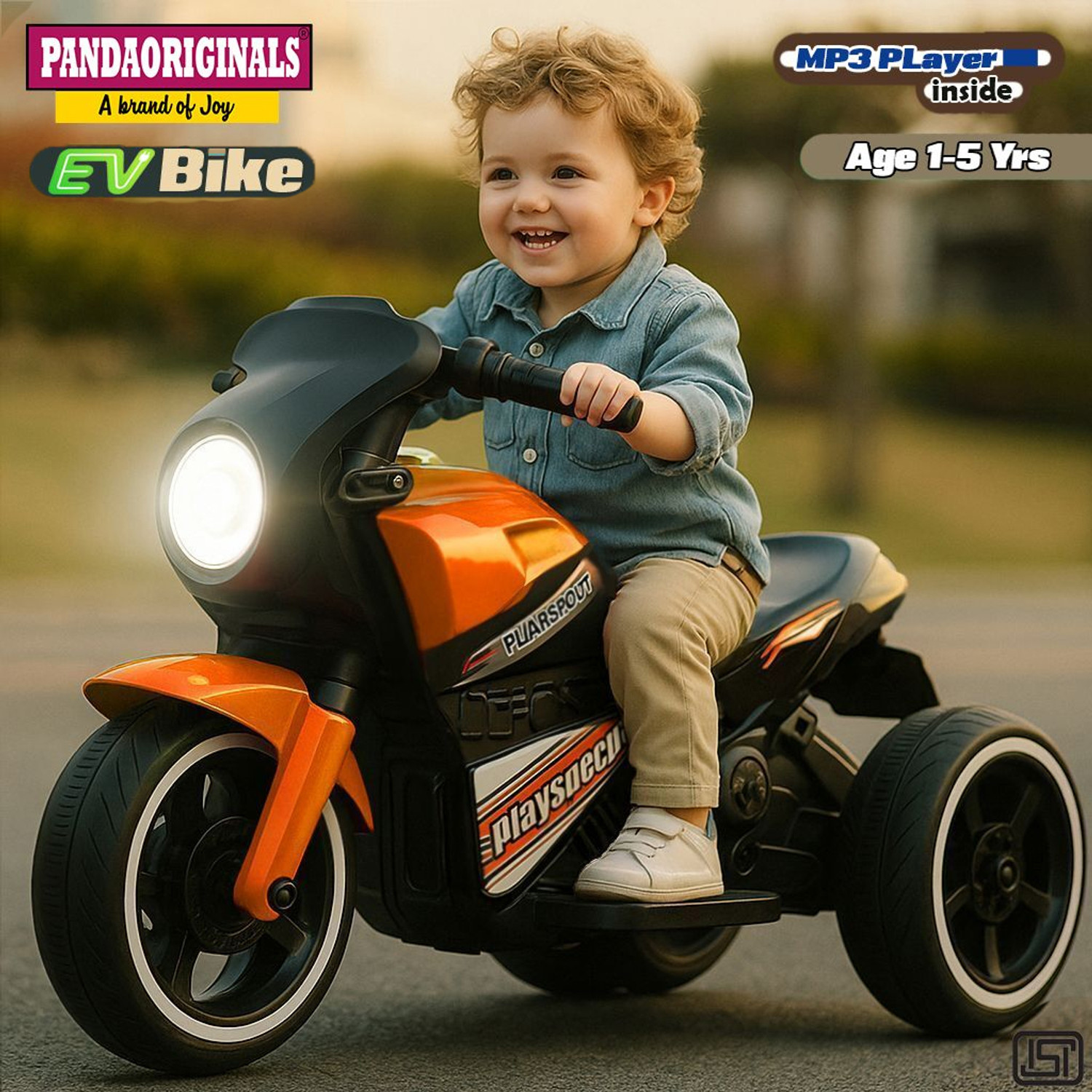 Image of Pandaoriginals Dukati Ev Bike Battery Operated Musical Toy
