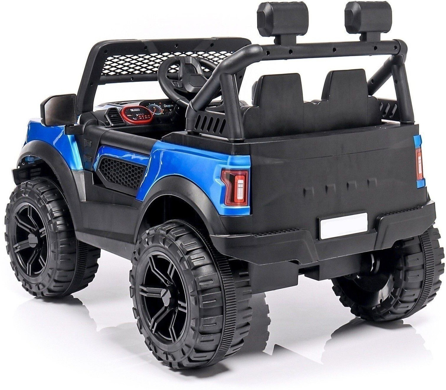 Image of Ebabykart Ford 12V Electric Ride On Car For Kids With Remote Control, Music Light 1-6 Yrs Car Battery Operated Ride On (Blue)
