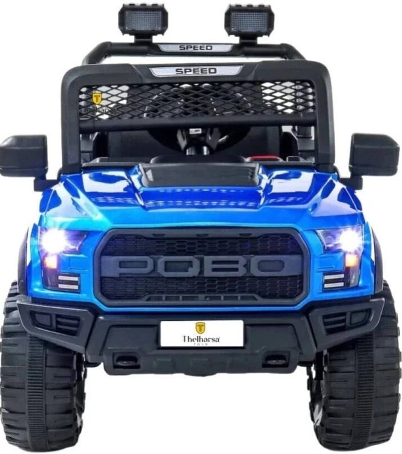 oh baby POBO 4 Motors 4x4 Battery Ride On Jeep - Image 1