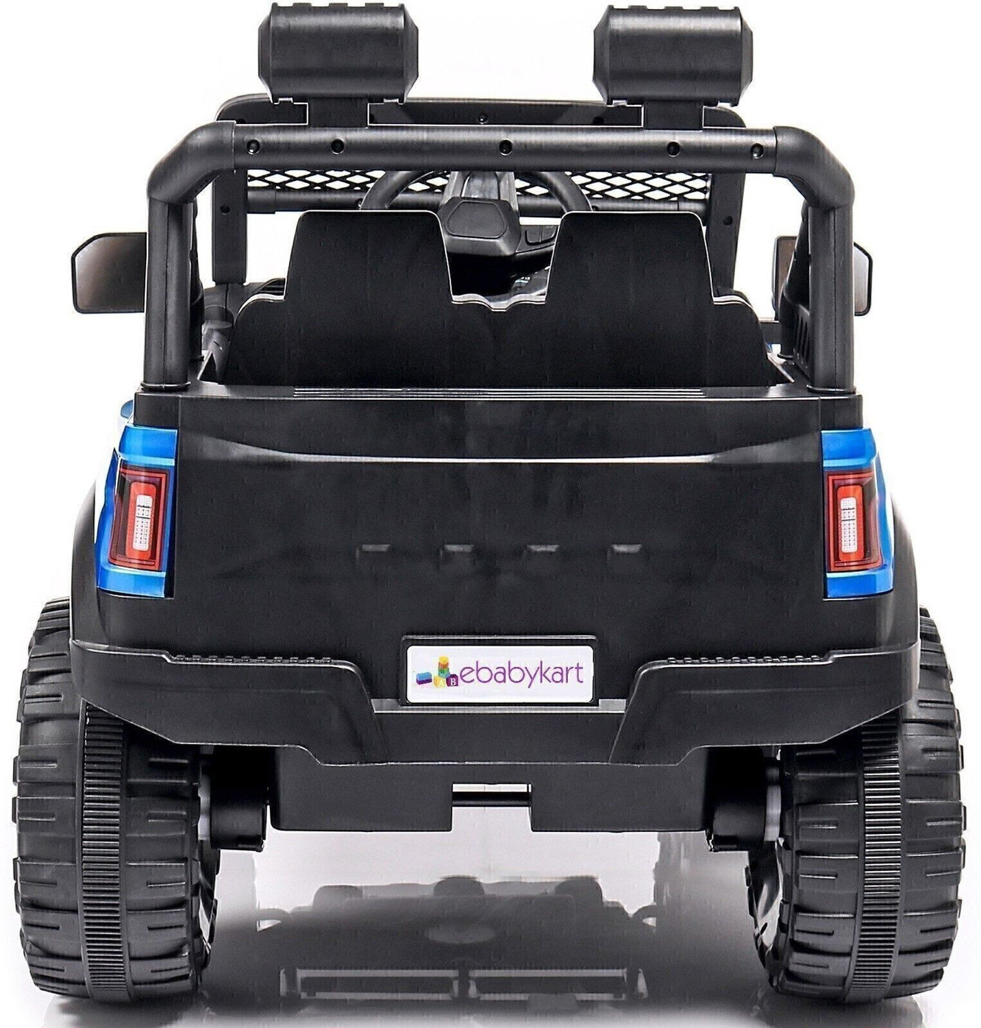 Image of Ebabykart Ford 12V Electric Ride On Car For Kids With Remote Control, Music Light 1-6 Yrs Car Battery Operated Ride On (Blue)
