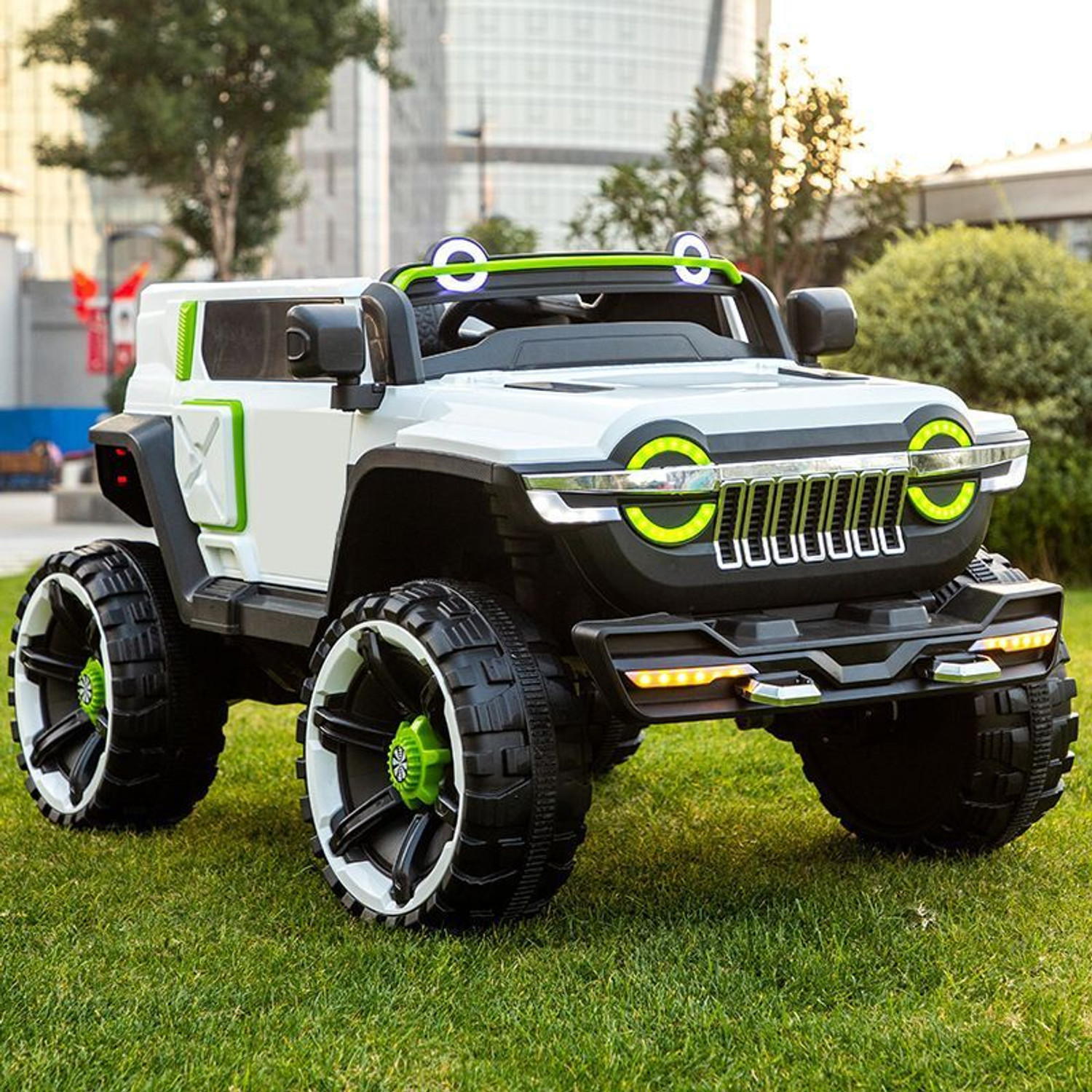 Image of Ebabykart 4X4 Heavy Duty 12V Electric Ride On Jeep For Kids With Remote Control 1-7Yrs Jeep Battery Operated Ride On