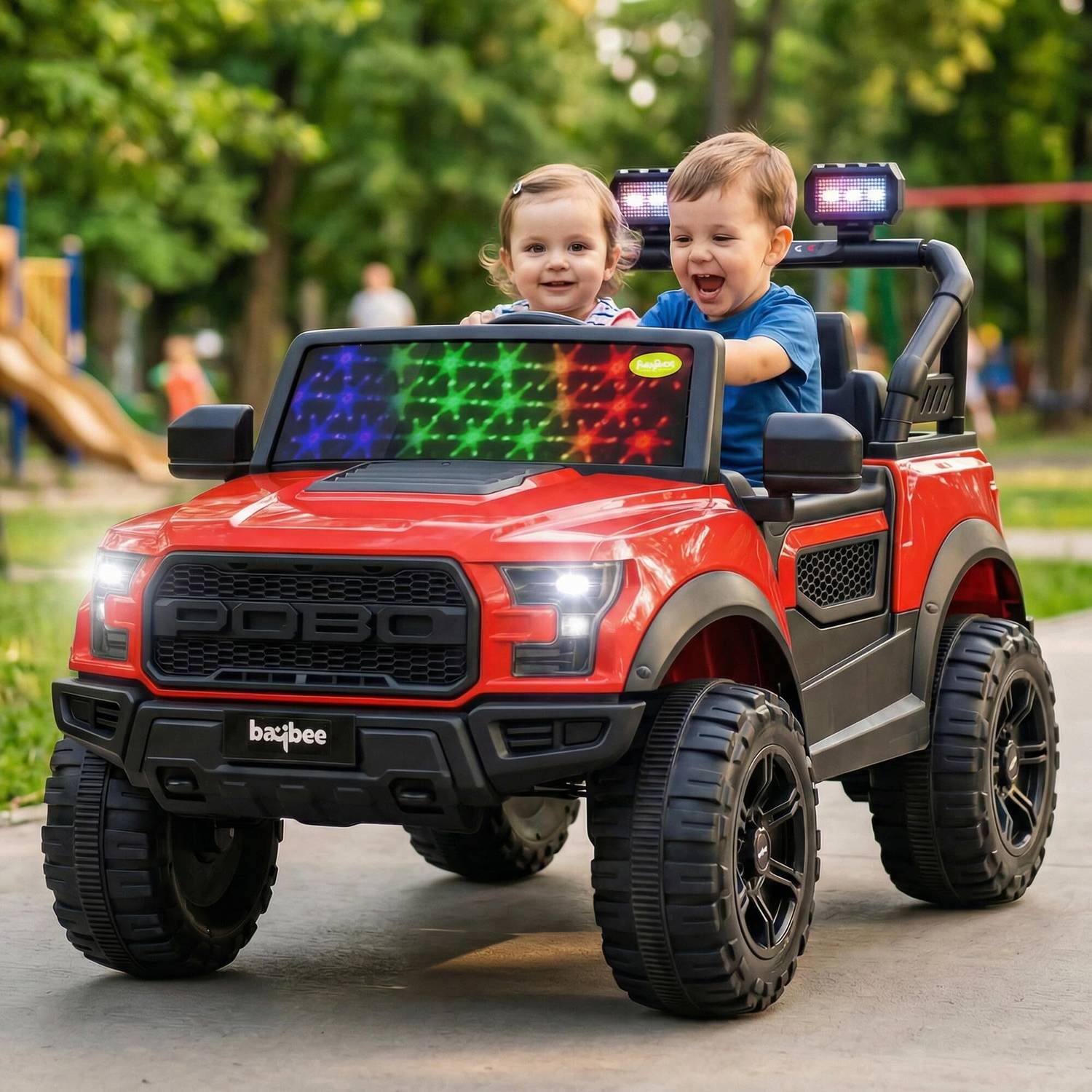 baybee Bronco Baby Battery Operated Jeep - Image 1