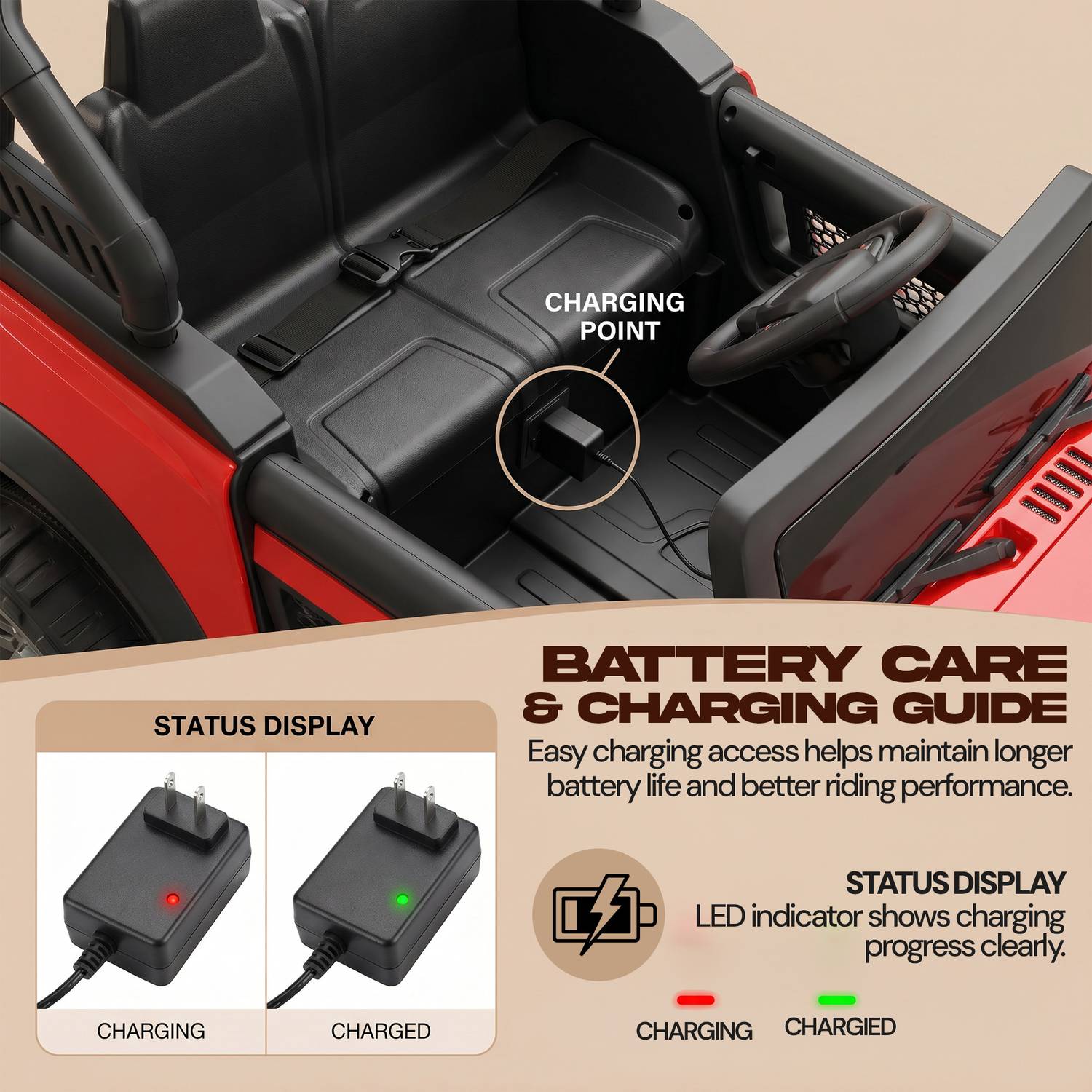 baybee Bronco Baby Battery Operated Jeep - Image 4