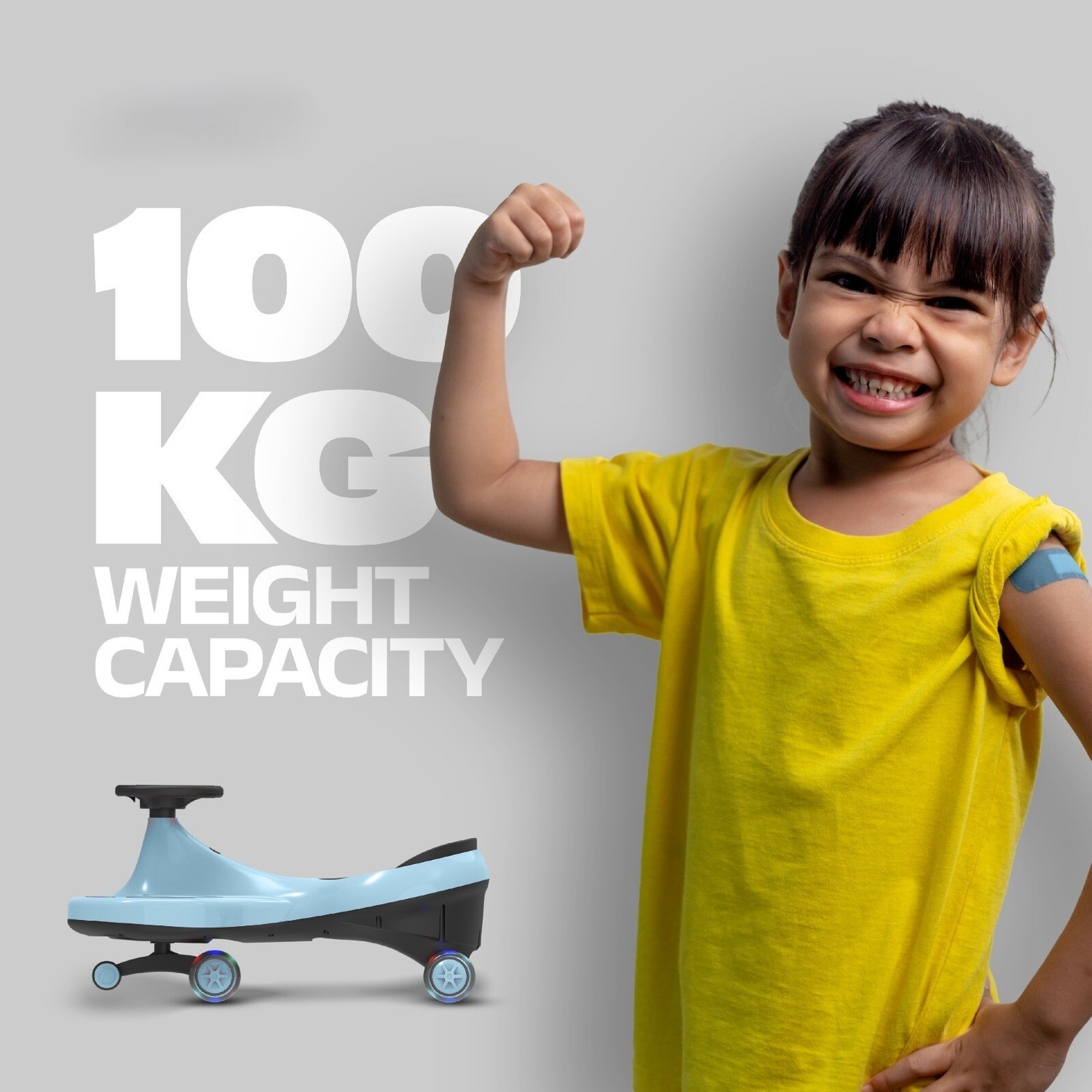 Image of JoyRide Magic Car Rider for Kids | Magic Swing Car for Kids | Twister Ride On Car Push Rideons & Wagons Non Battery Operated Ride On