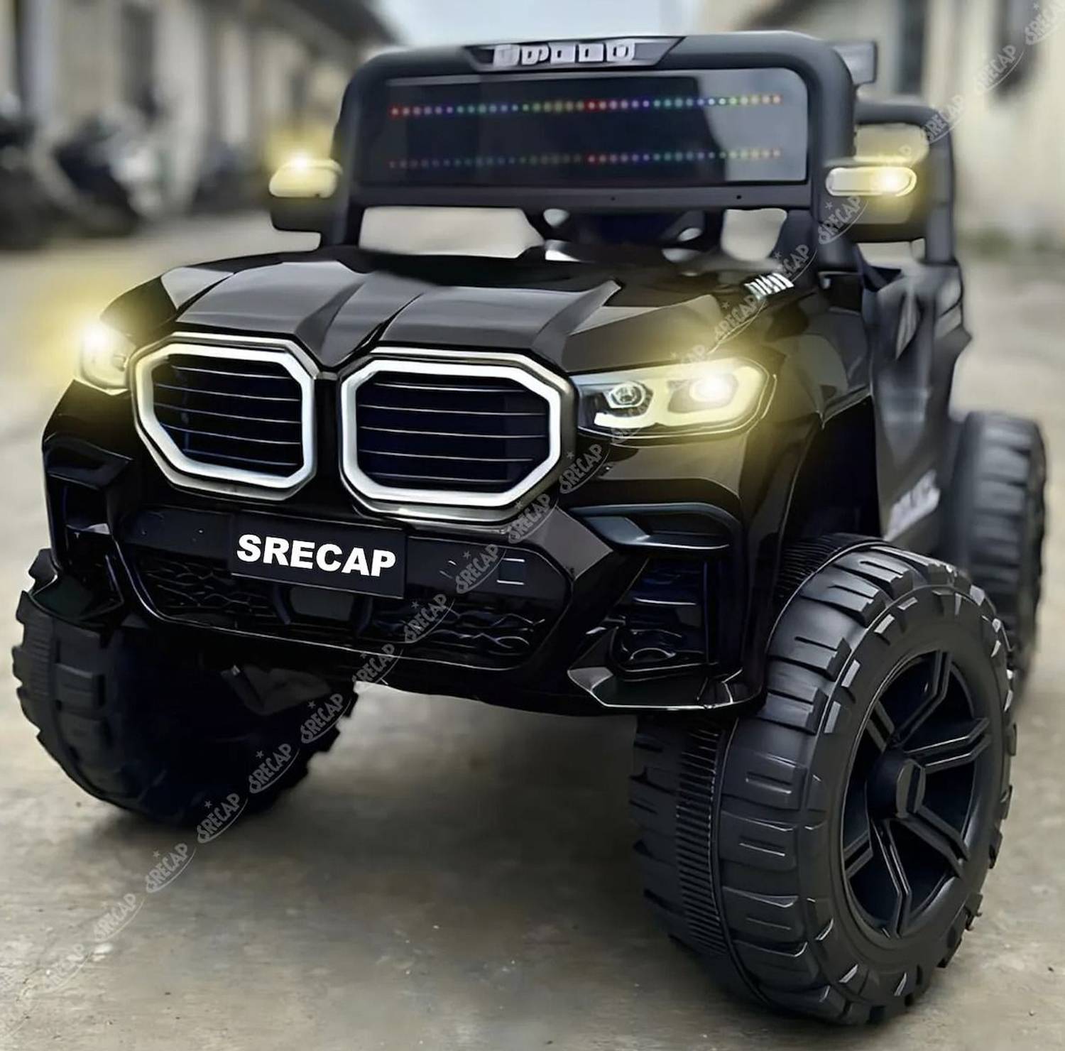 Clayborn 828 Black Battery Jeep - Image 1