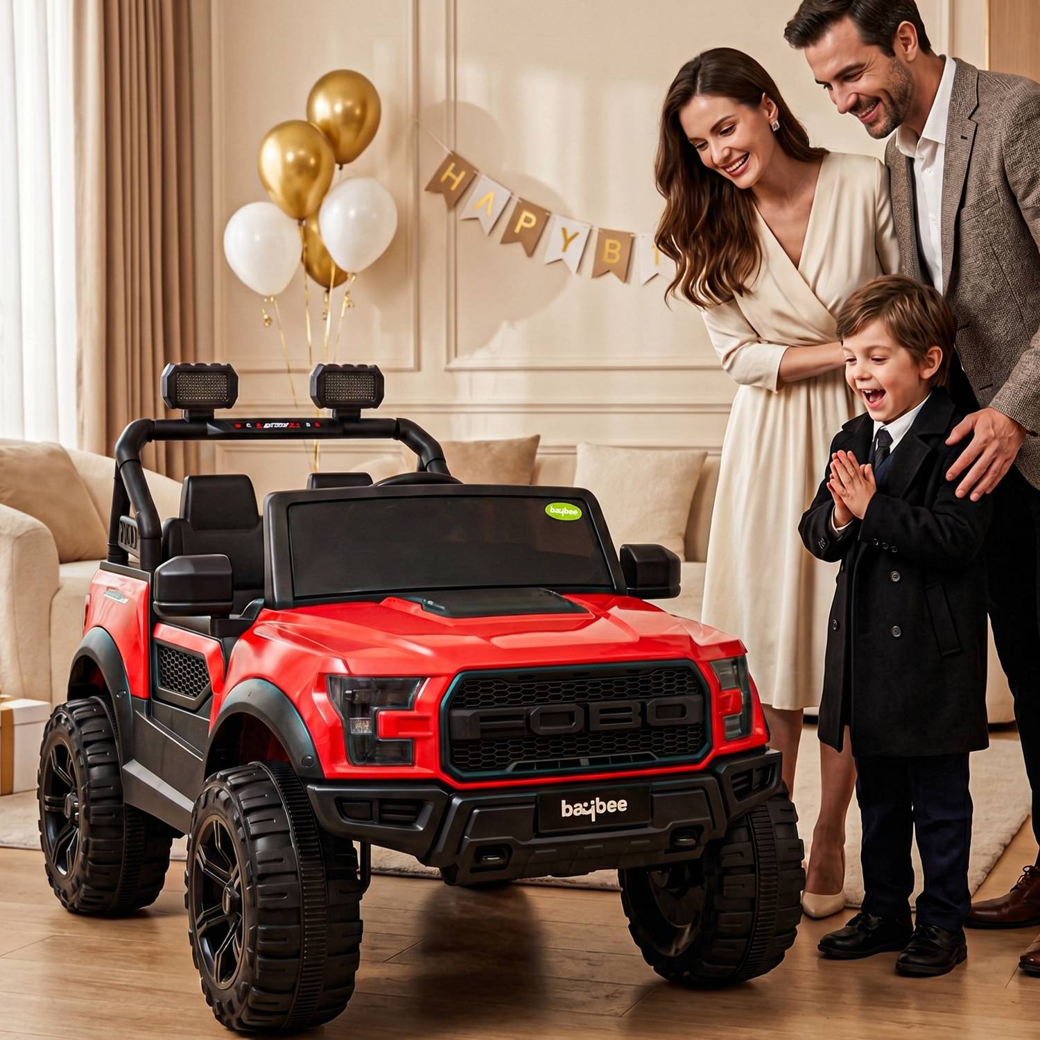 baybee Bronco Baby Battery Operated Jeep - Image 5