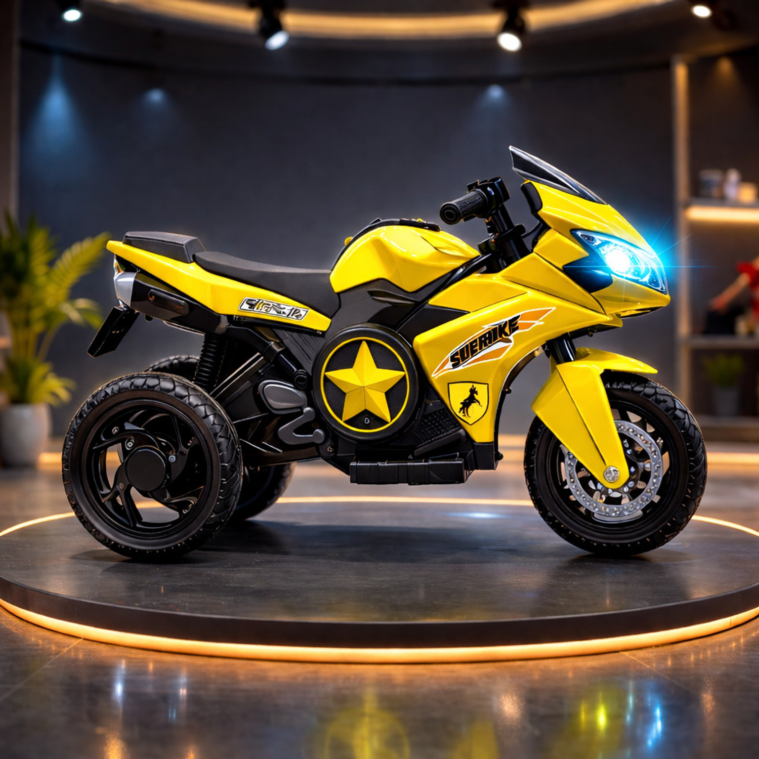 Image of Pandaoriginals R15 Ev jUMBO Music & Lights, Built in MP3 player /AUX Heavy Battery Bike Battery Operated Ride On