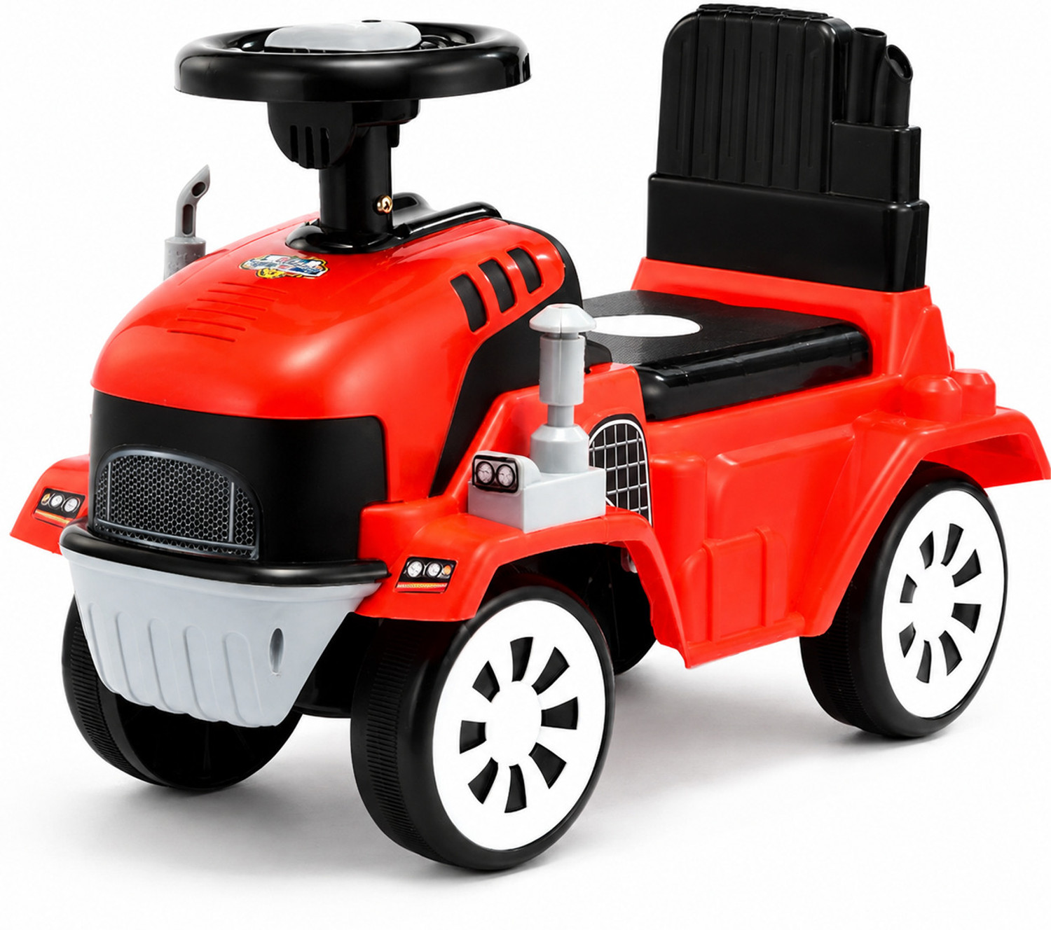 Image of mama luv mee Push Ride on Tractor for Kids with Music,Push Car for Baby Backrest, Under Seat Car Non Battery Operated Ride On