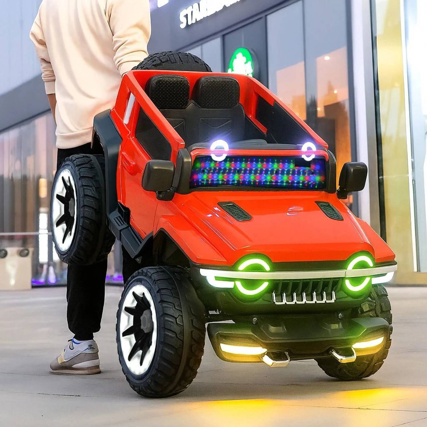 Toyify Red Battery Operated Ride On Car - Image 1