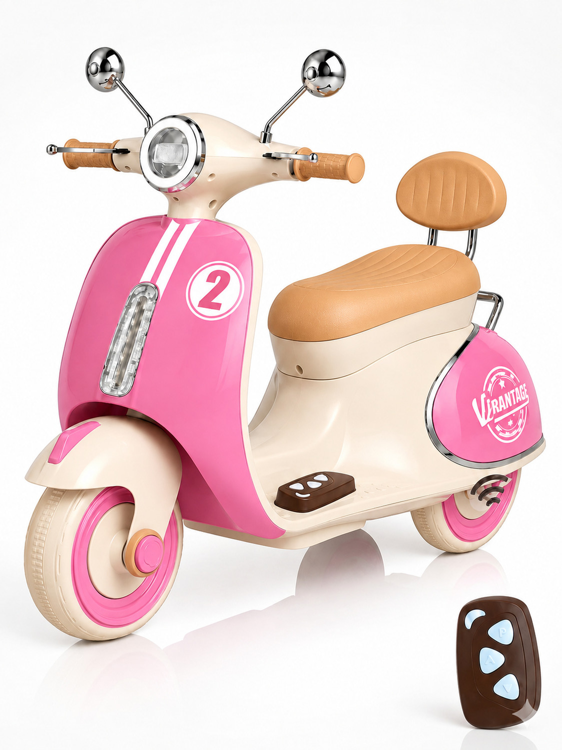 Image of ZOOKIDDO ZK-6188 Scooter Battery Operated Ride On (Pink)