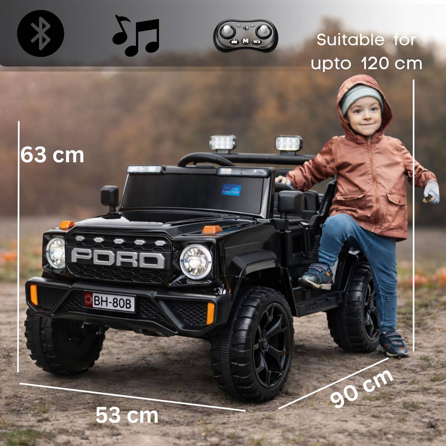 Trenzo 12V Rechargeable Kids Car - Image 3