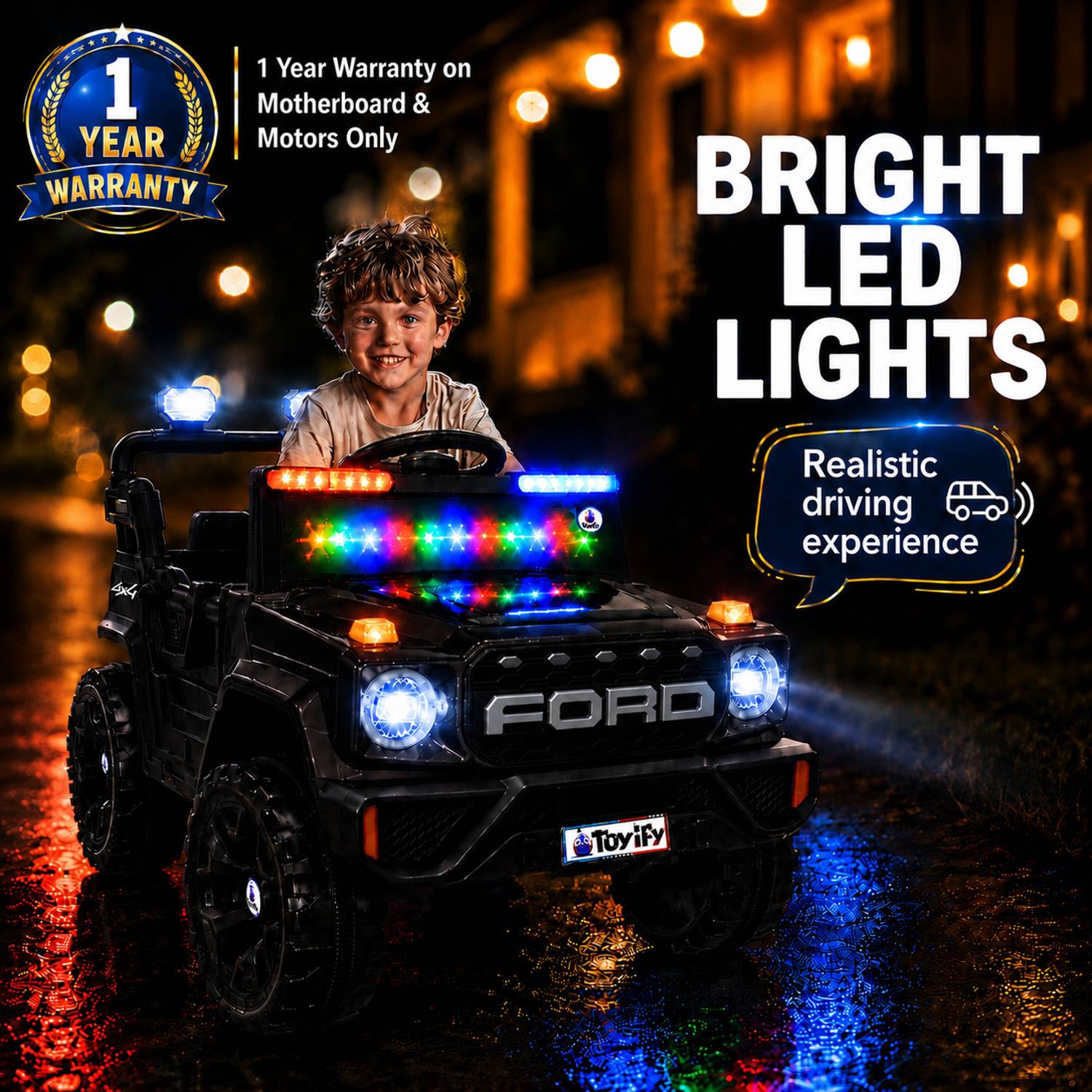 Toyify 4x4 Ride-On Car for Kids - Image 3