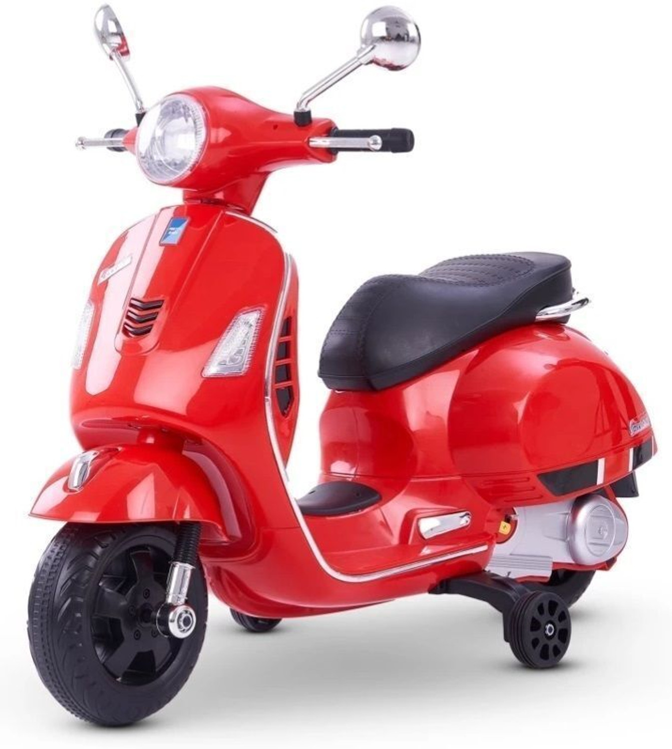 Image of oh baby Vespa 12V Battery Operated Ride On Scooter For Kids Scooter Battery Operated Ride On
