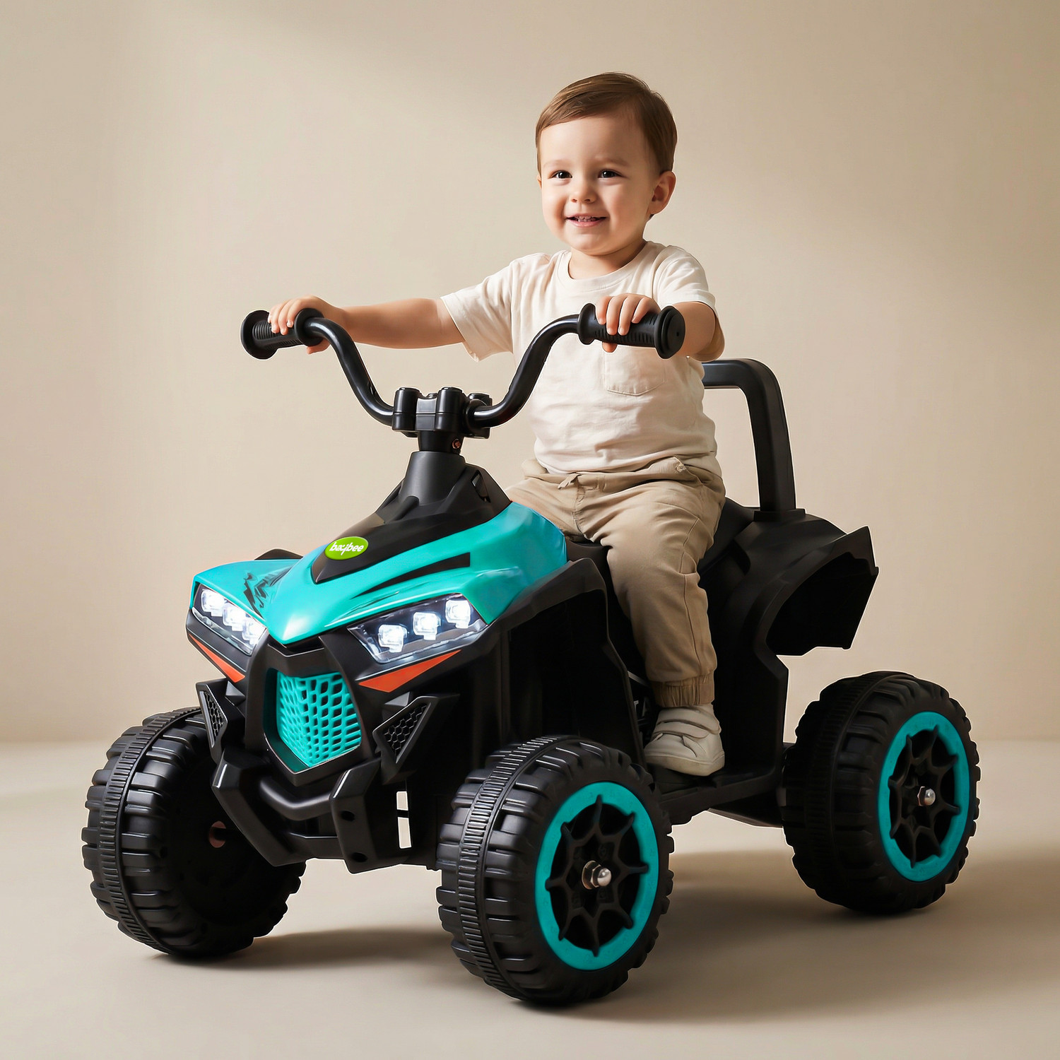Image of baybee Monstro Baby Electric Bike for Kids|Rechargeable Balance Bikes with LED Lights Bike Battery Operated Ride On