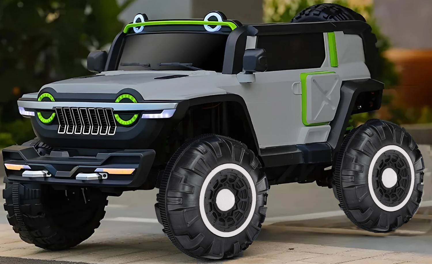Image of Toyify Jeep Ride On with Light, Music, Rechargeable Battery Operated Car Jeep Battery Operated Ride On