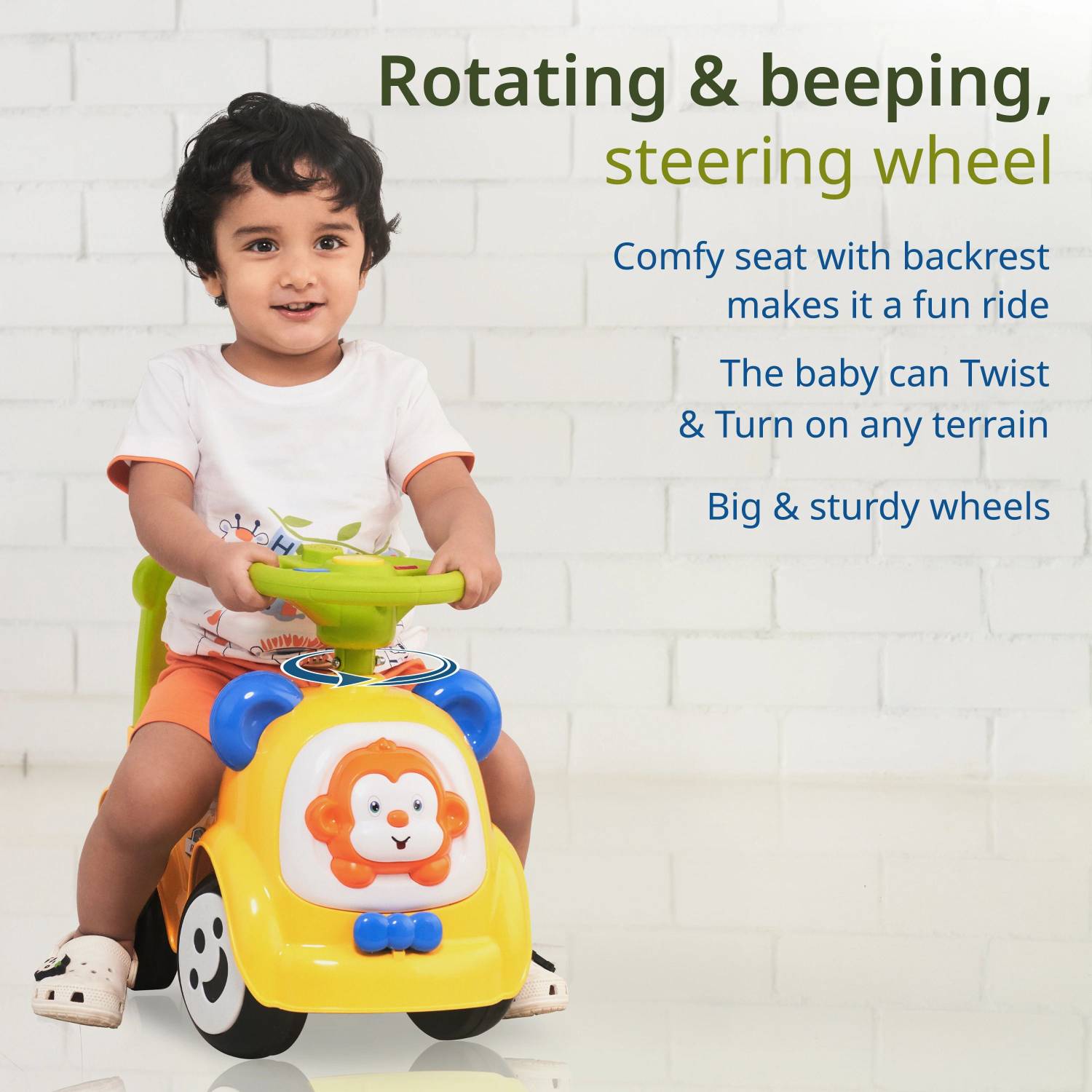 LuvLap Sunny Car with Music for 1-3 years, 25 kg - Image 3