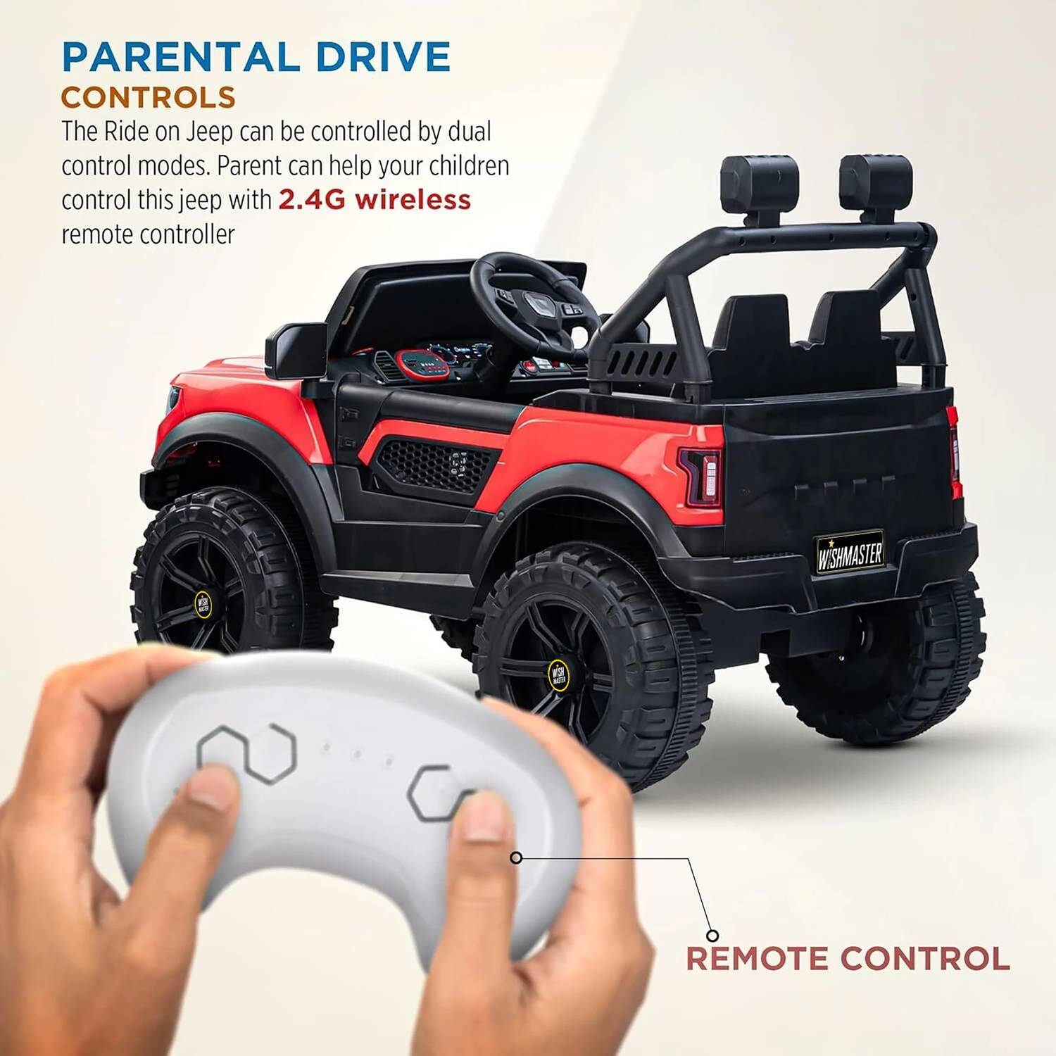 Wishmaster 4x2 Big Kids Electric Car - Image 4