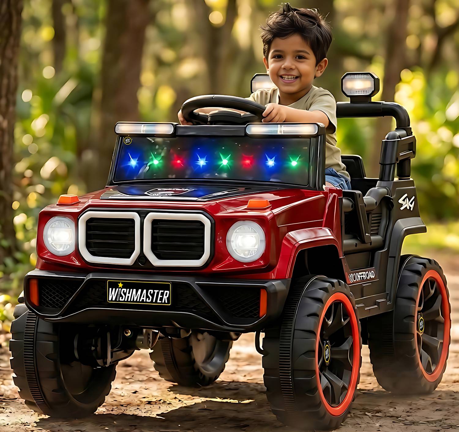 Wishmaster 4x4 Kids Electric Ride-On Car - Image 1