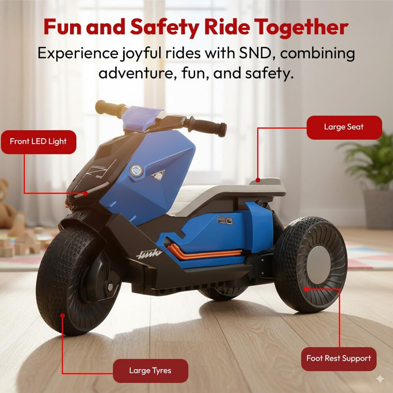 Image of StarAndDaisy Bike Battery Operated Ride On