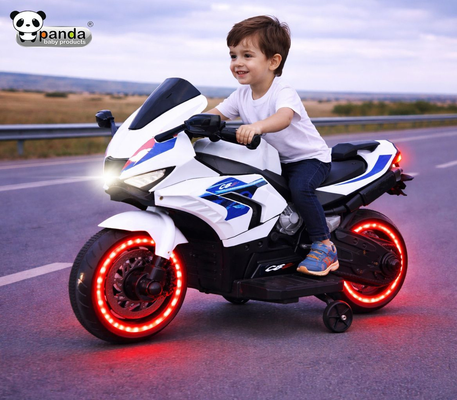 Image of PANDA BABY PRODUCTS Bike Battery Operated Ride On