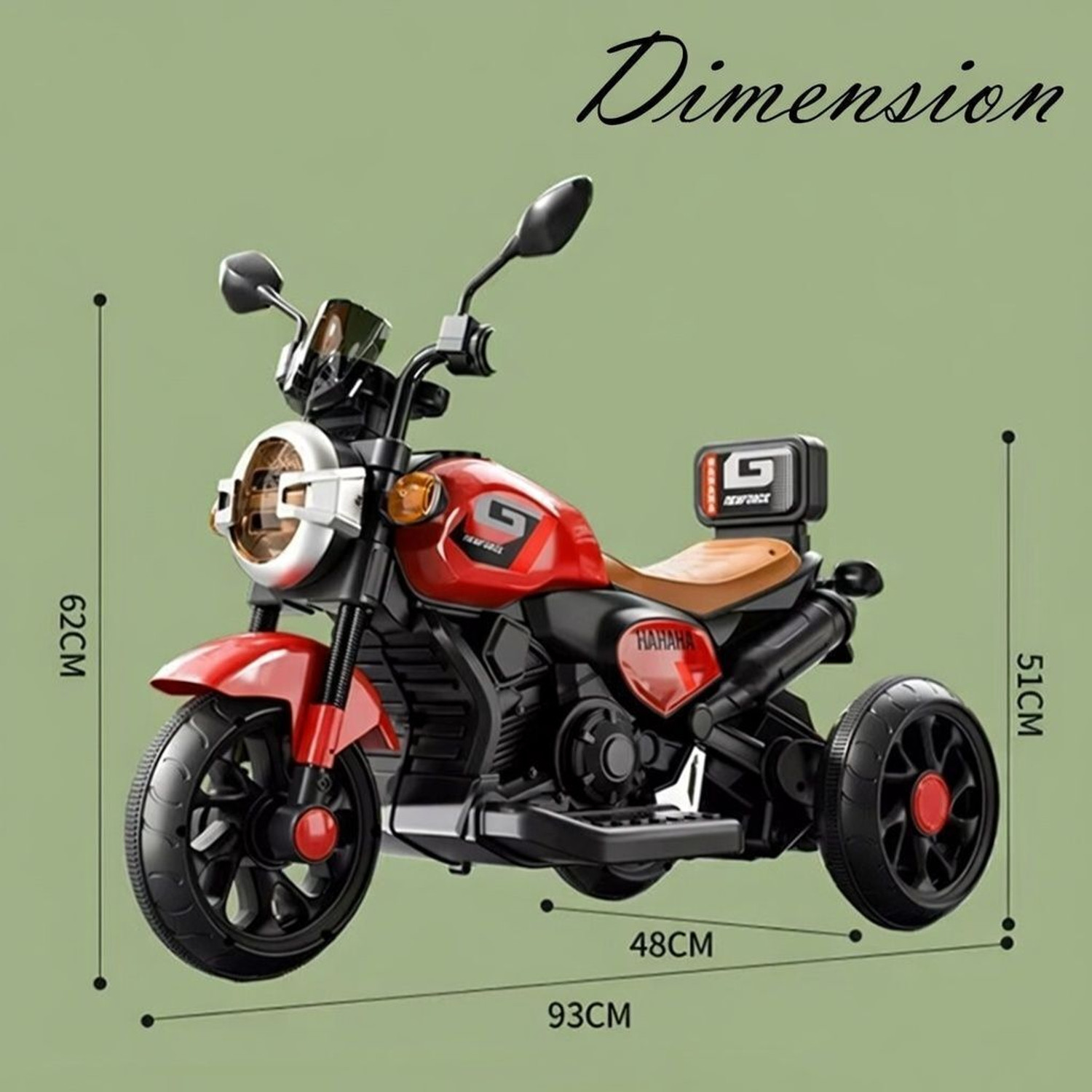 Image of LITTLE RIDES Battery Operated Bike for Kids with Foot Accelerator /Music with LED Light Bike Battery Operated Ride On