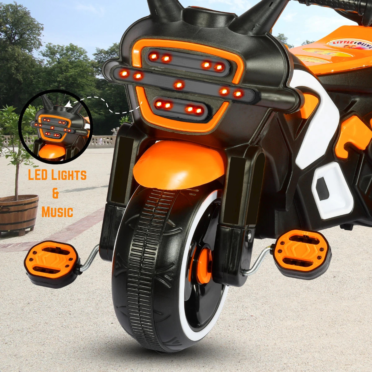 Image of Little Olive RideOn Ranger Bike Pedal Tricycles for Kids 1-3 Years Rideons & Wagons Non Battery Operated Ride On