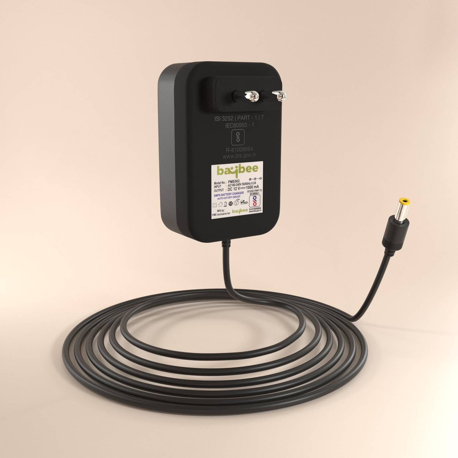 baybee 12V Universal Adapter Charger for Kids Ride on Toys Jeep, ...mo