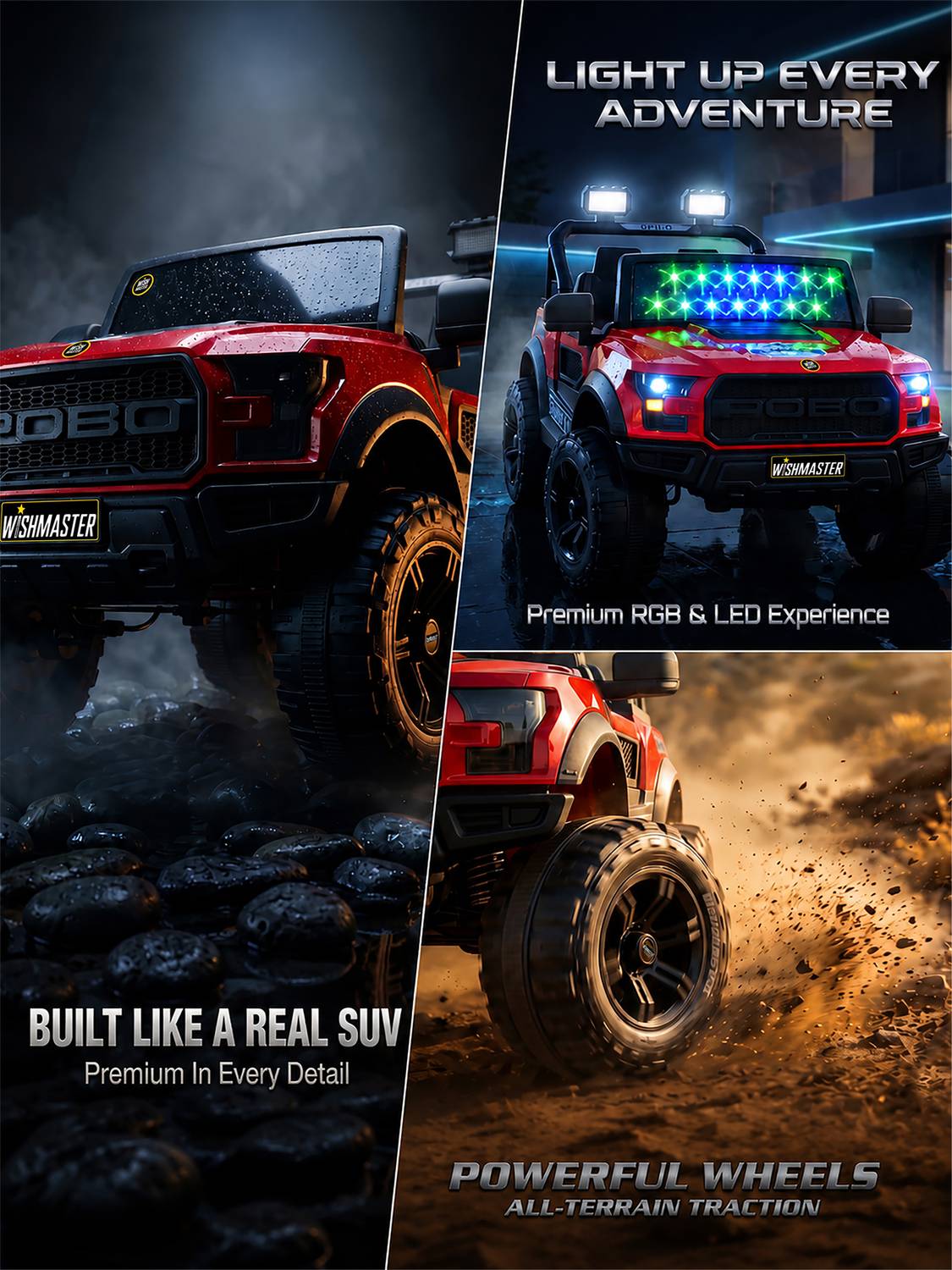 Wishmaster 4x4 Pobo Driving Car - Image 2