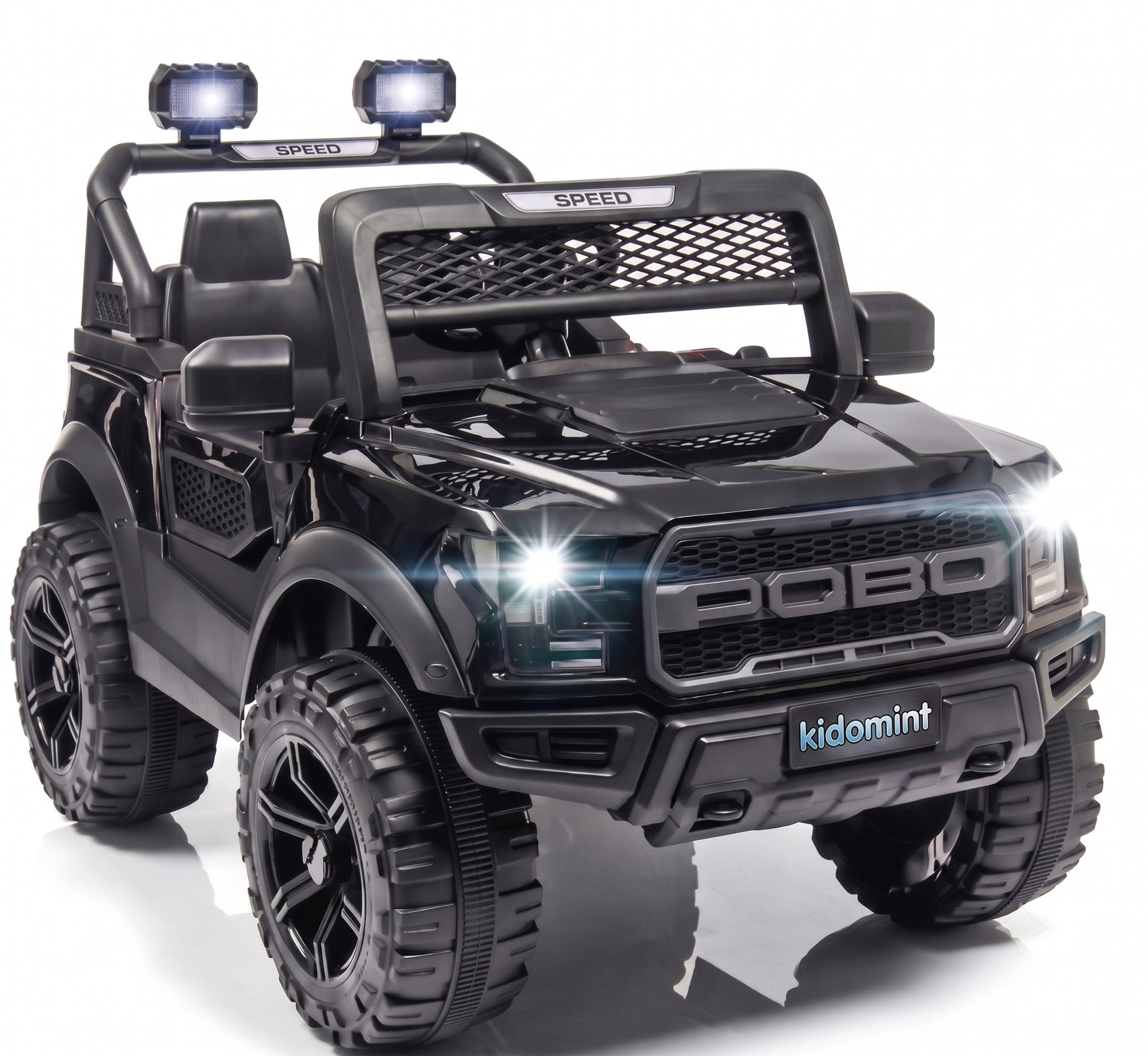 Image of kidomint POBO (1-8yrs) Battery Operated Ride On Car Battery Operated Ride On (Black)