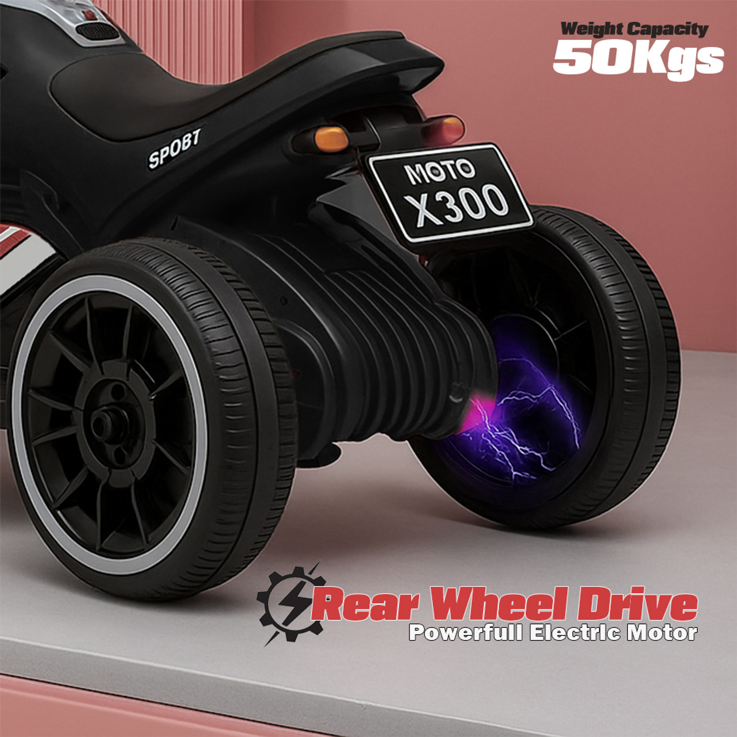 Image of Pandaoriginals Dukati Ev Bike Battery Operated Musical Toy
