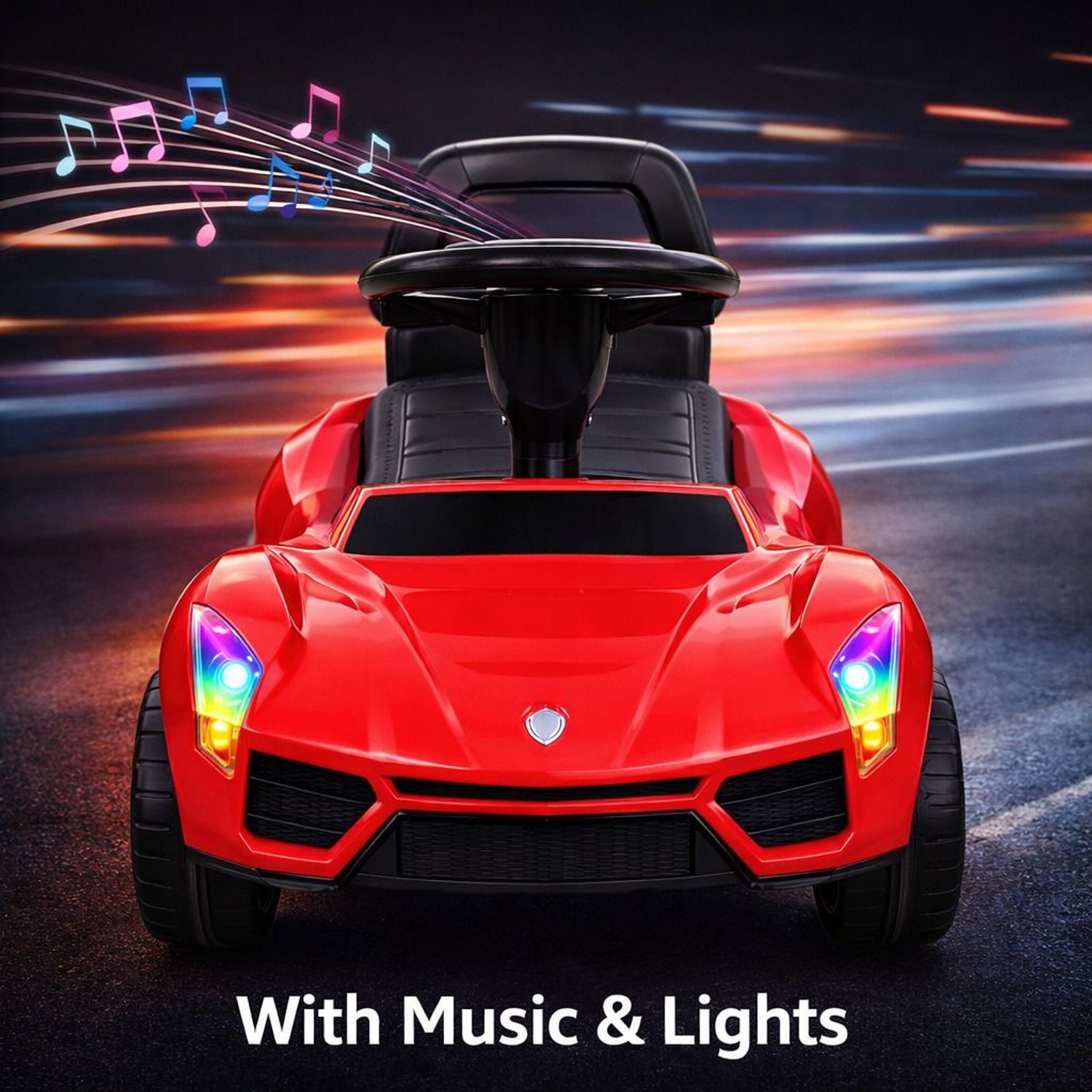 Image of Pandaoriginals Kids music and lights, 1 to 4 years, kids toy on mc laren Car Non Battery Operated Ride On