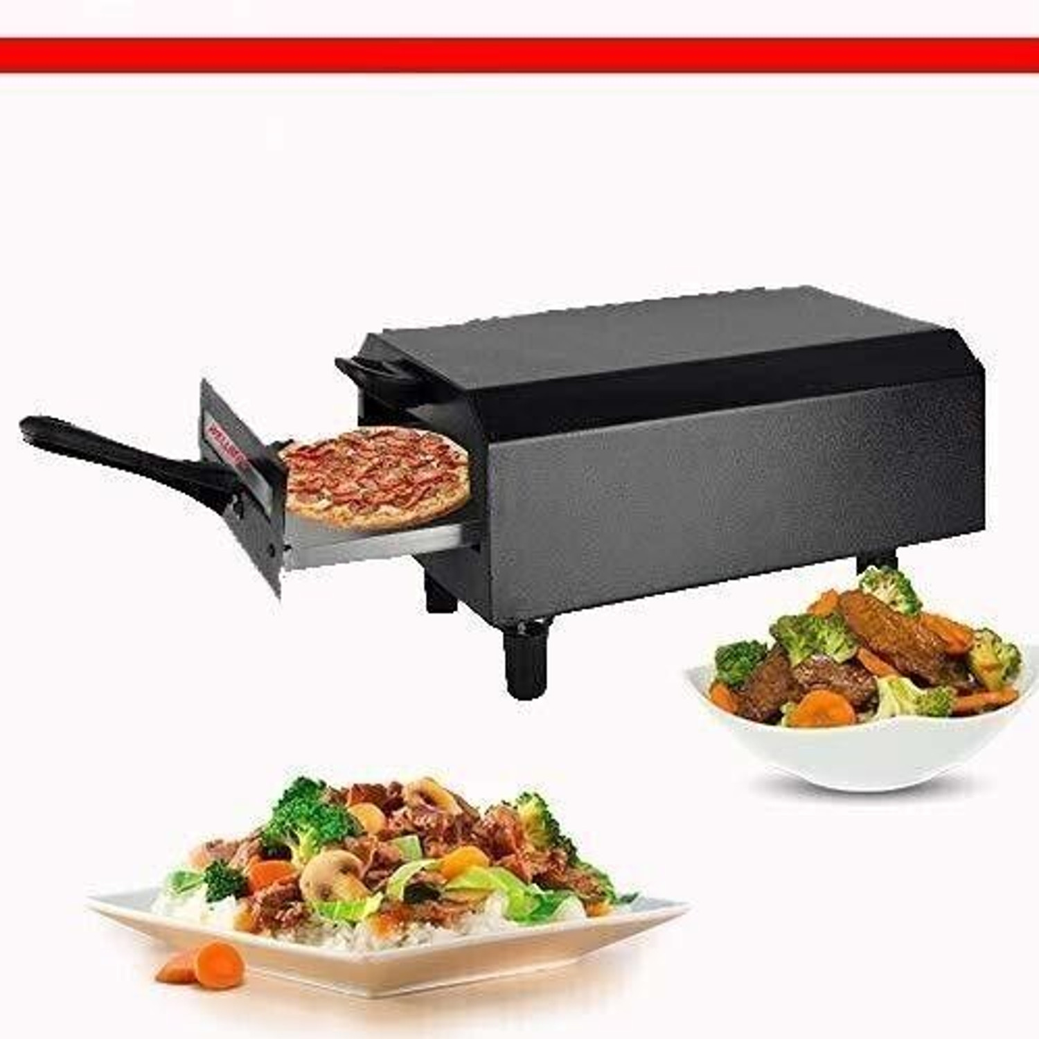 Image of WELLBERG Heavy-Duty 14-Inch Multipurpose Oven for Healthy Grilling, Roasting, and Baking Electric Tandoor