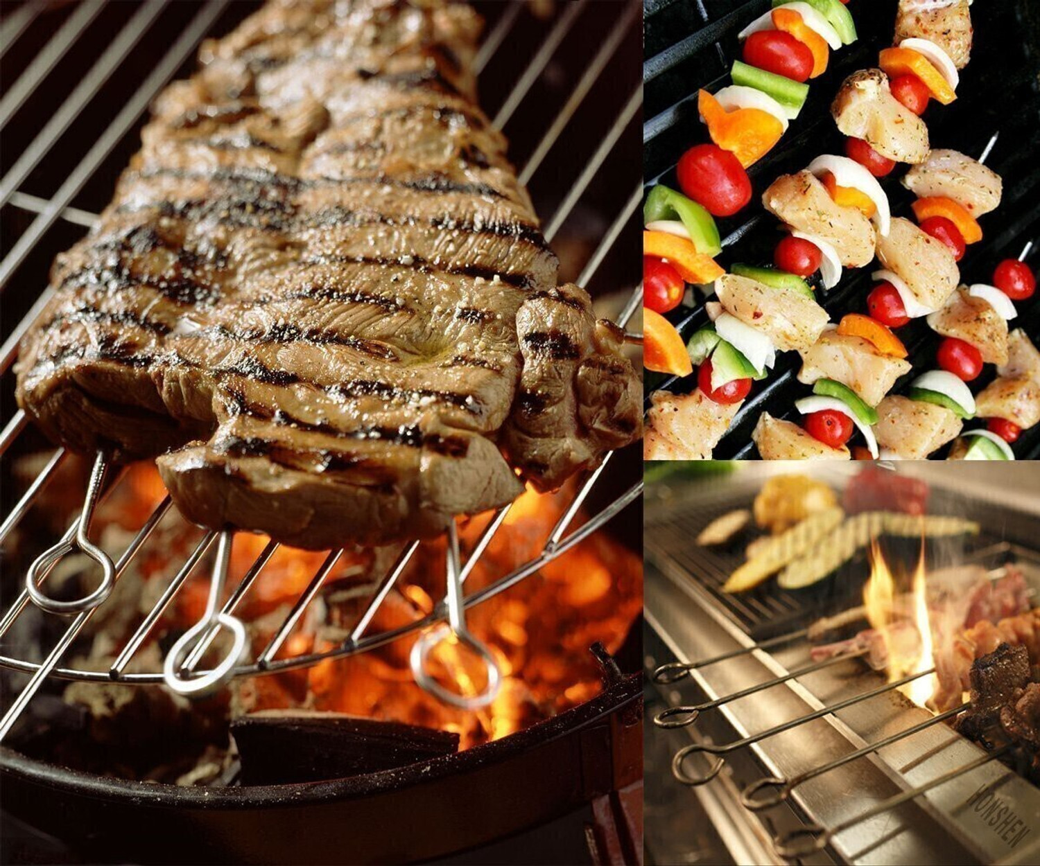 Image of KGF 2-in-1 1200W BBQ for Perfect Home Cooking, Versatile Meal Maker Charcoal & Electric Tandoor