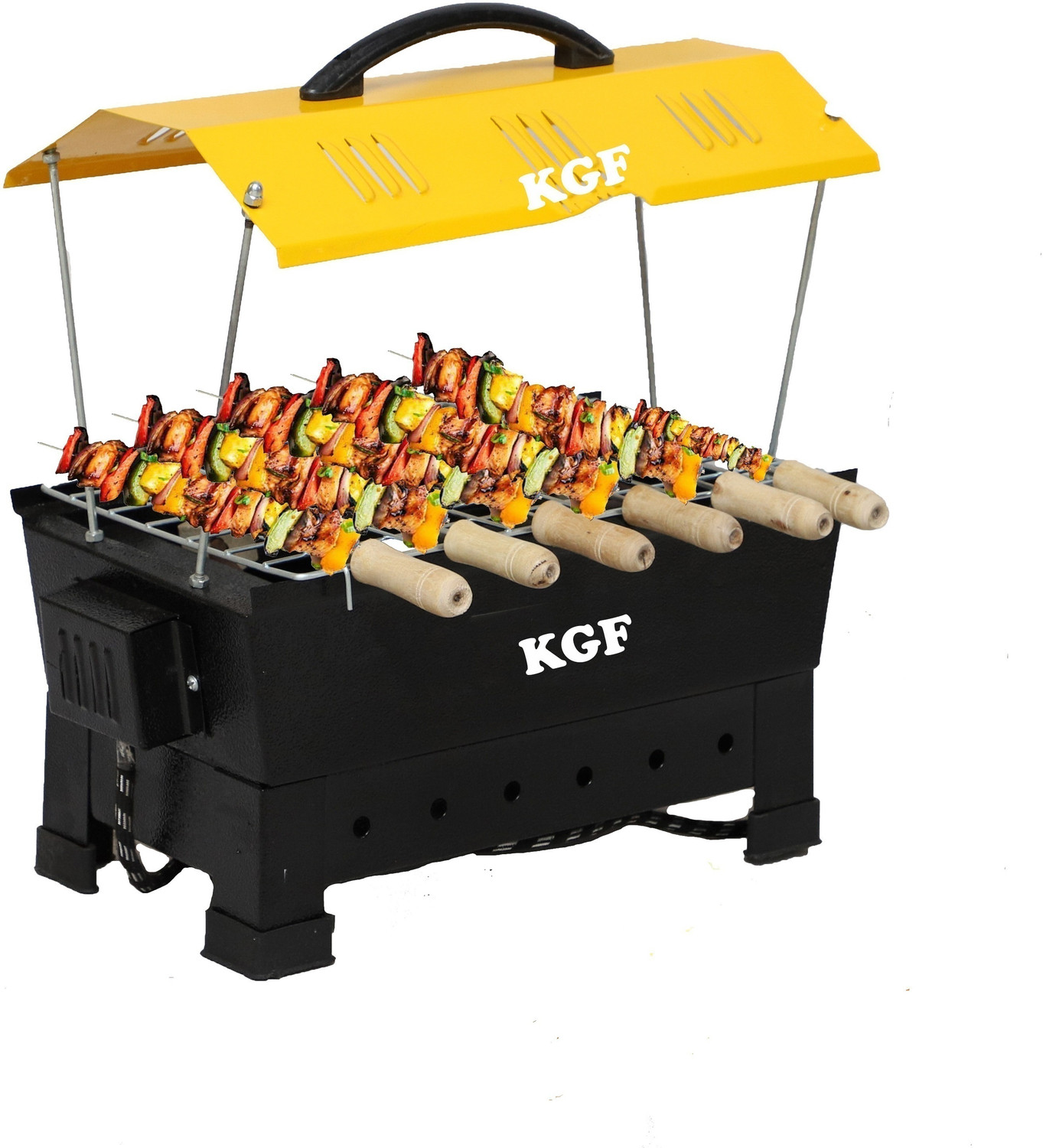 Image of KGF 2-in-1 1200W BBQ for Perfect Home Cooking, Versatile Meal Maker Charcoal & Electric Tandoor
