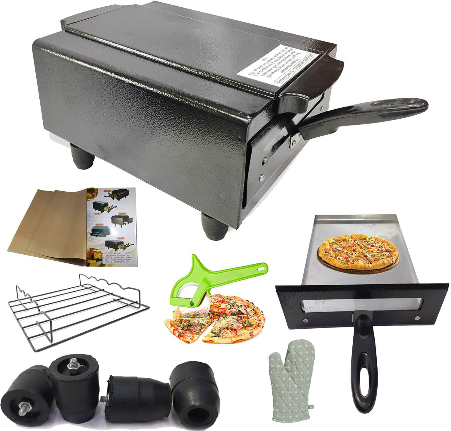 Image of KGF Smart-Looking 2000W Medium Size Multi-Purpose Maker for Home & Kitchen Electric Tandoor