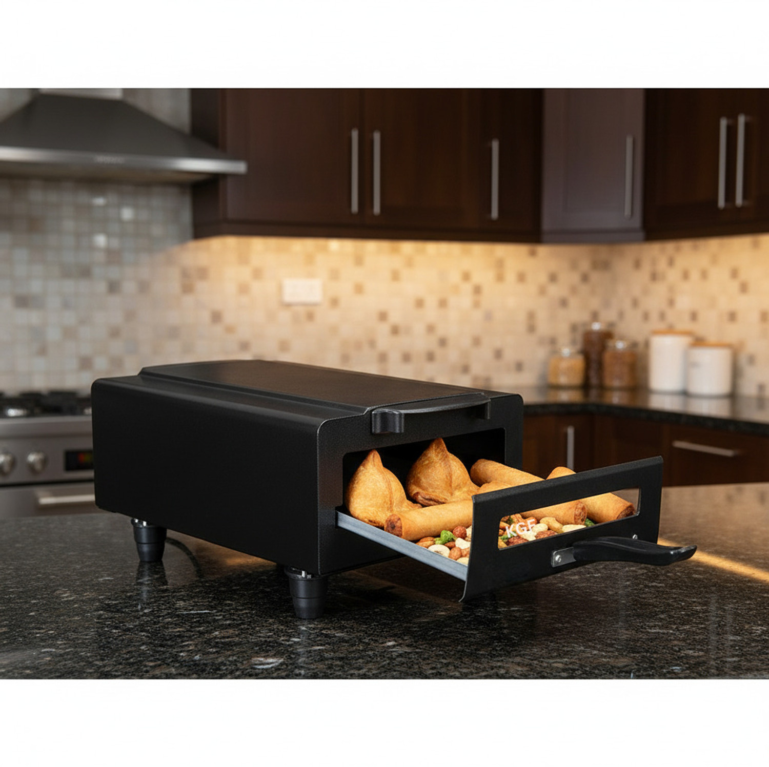 Image of KGF 14 Inch 2000W Grill Oven for Roasting Baking Grilling and Tandoori Style Cooking Electric Tandoor