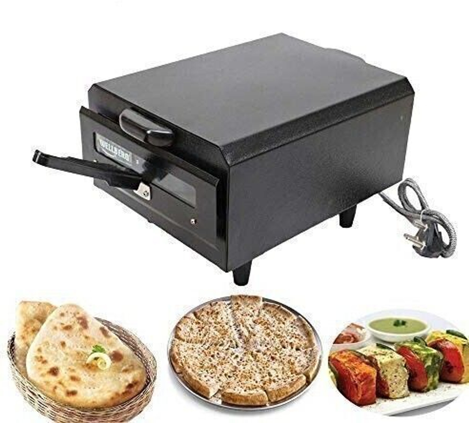 Image of WELLBERG 14-Inch Large Multipurpose Pizza Oven for Tandoori Cooking, Grilling, and Baking Electric Tandoor