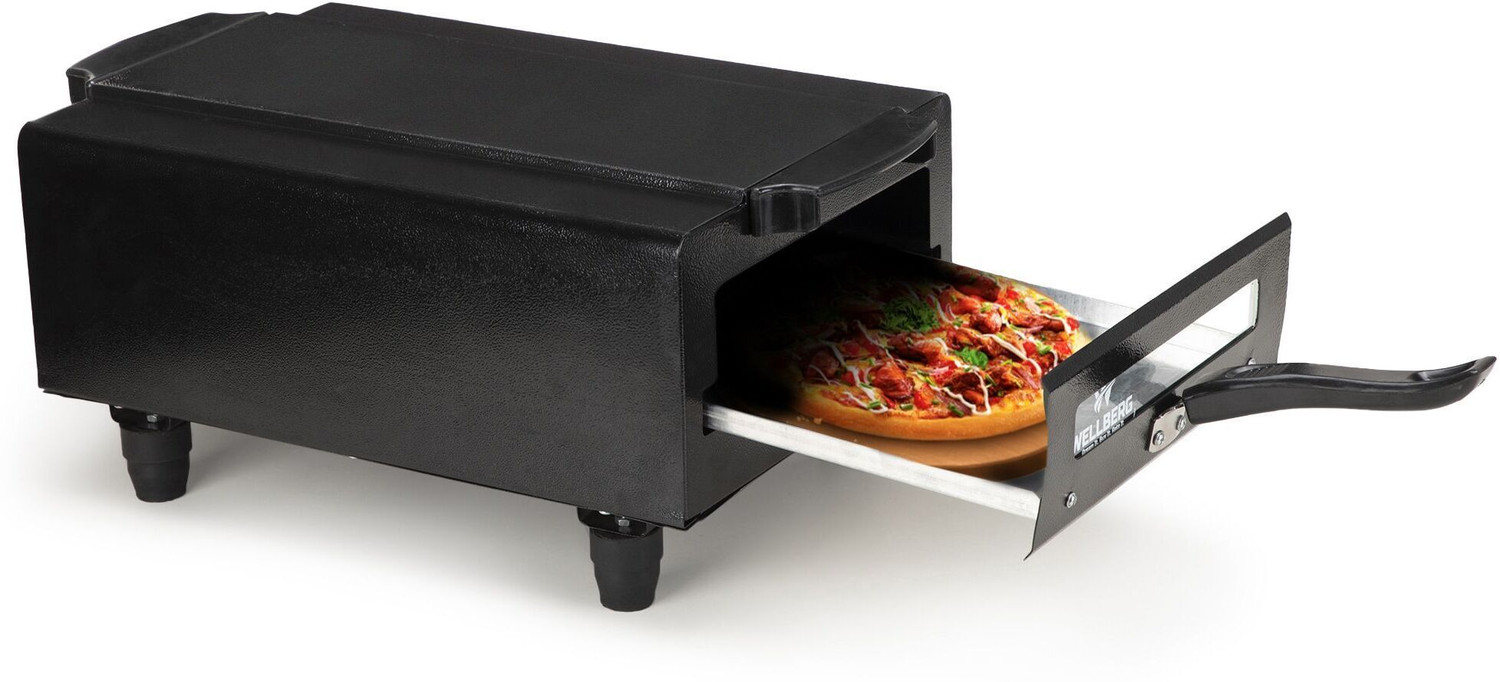 Image of WELLBERG Premium 14-Inch Multipurpose Pizza Oven for Healthy Cooking and Roasting Needs Electric Tandoor